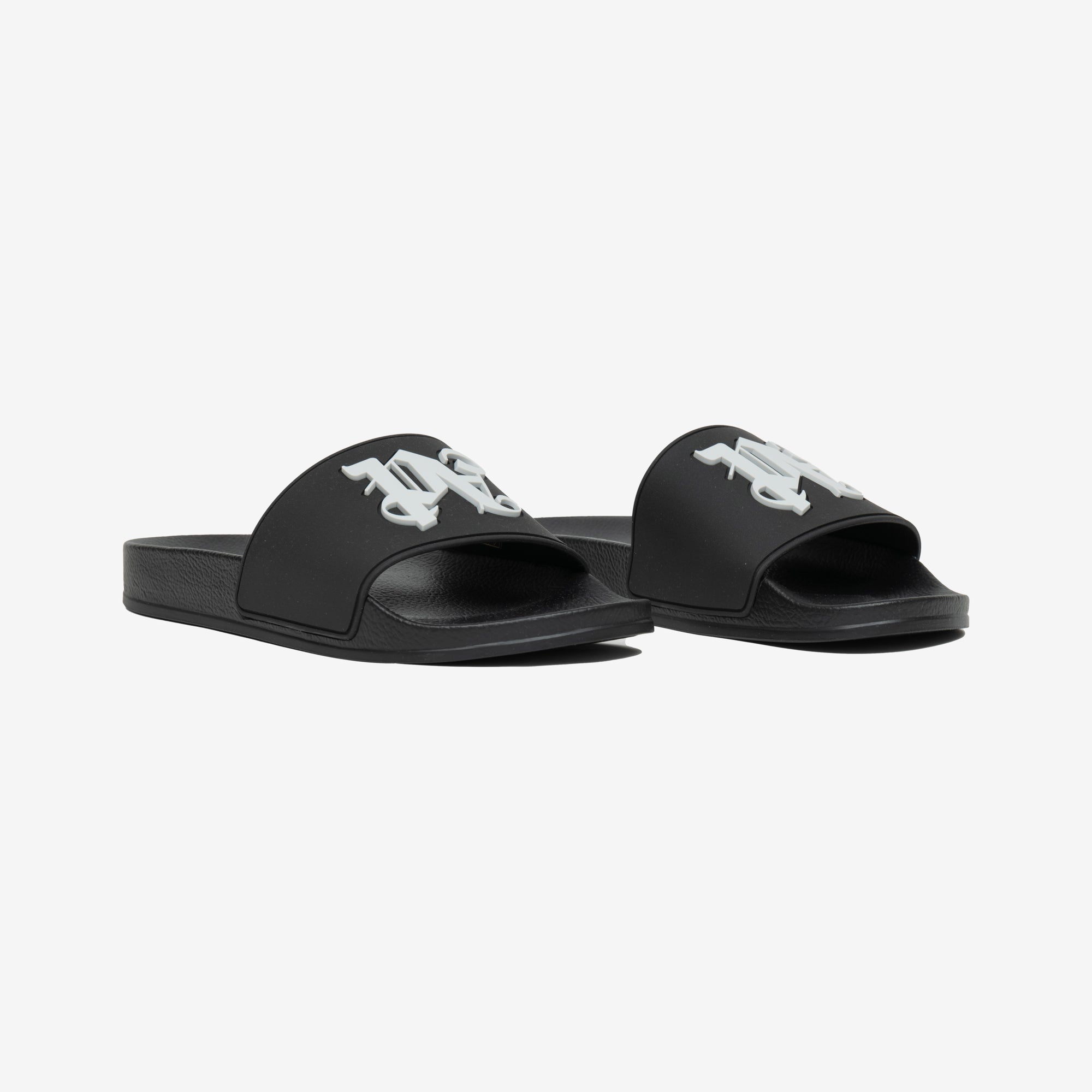 Palm Angels PA Monogram Pool Slider Black - 1