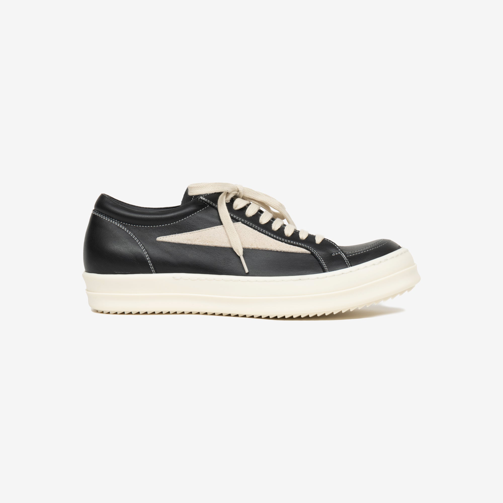 Rick Owens Vintage Leather Sneakers Black - 2