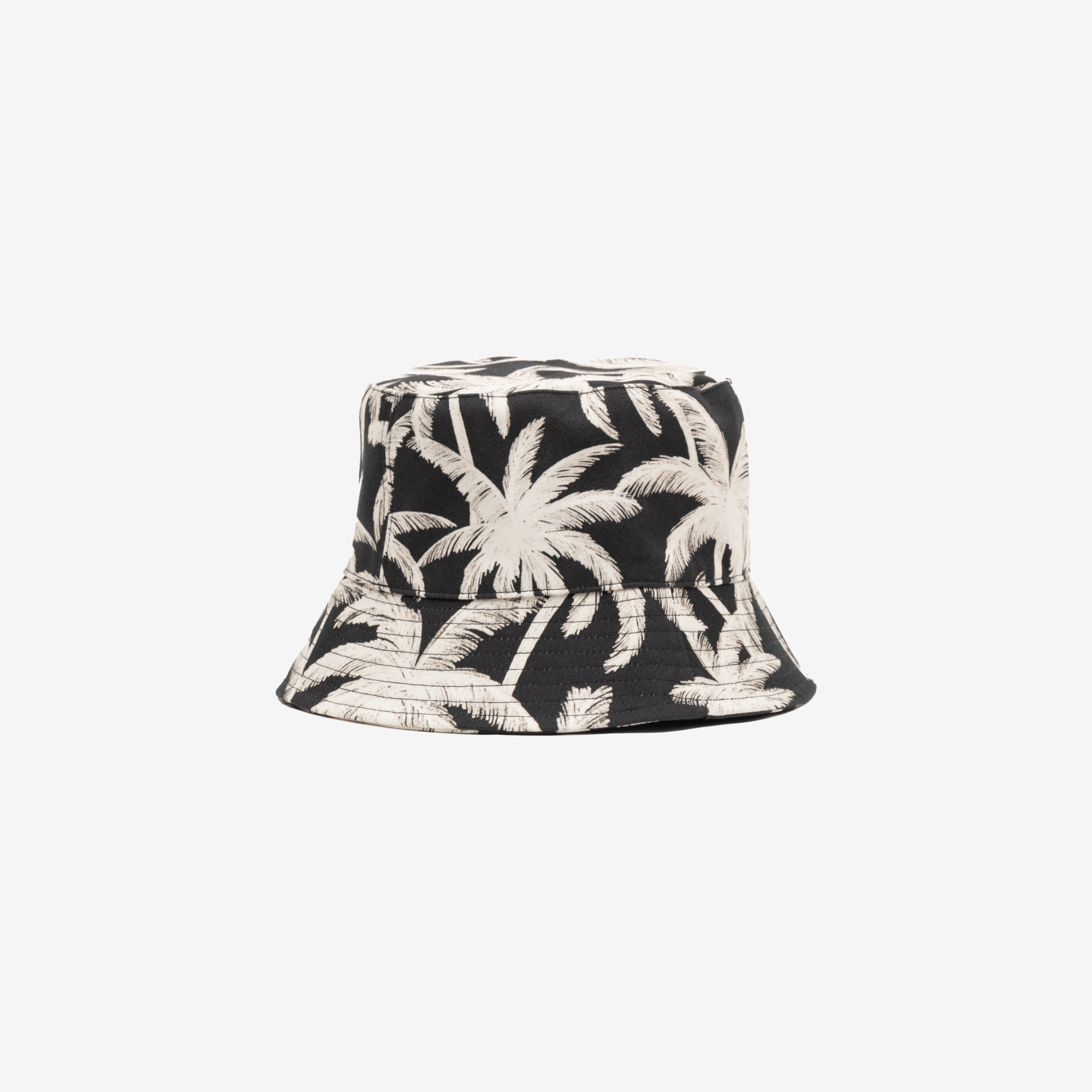 Palm Angels All Over Palms Bucket Hat Black - 4