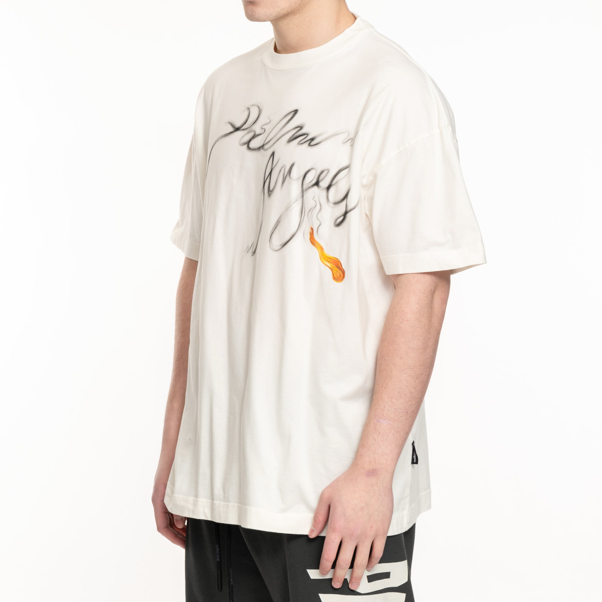 Palm Angels Foggy PA T-Shirt Off White - 3