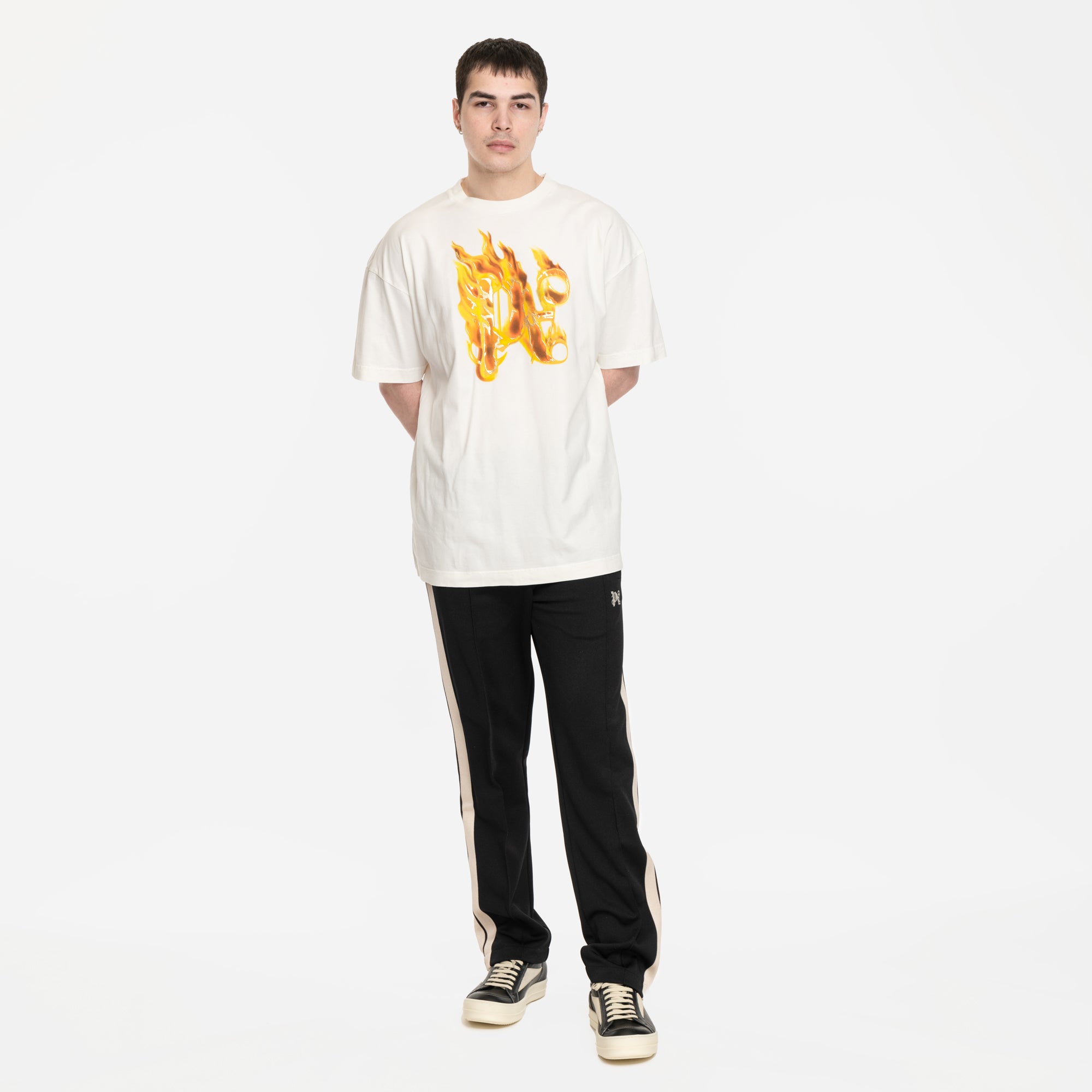 Palm Angels Monogram Track Pants Black - 2