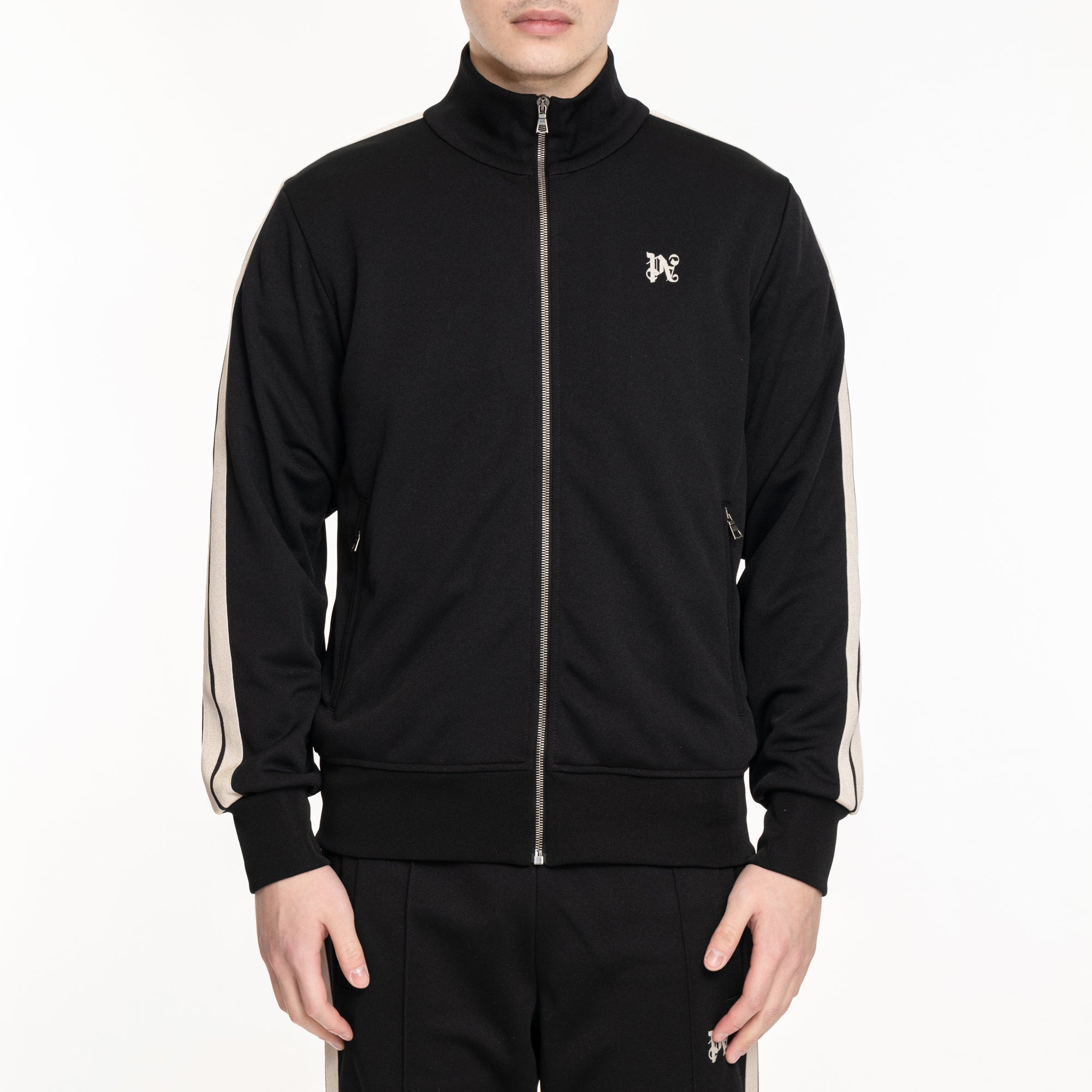 Palm Angels Monogram Track Jacket Black - 1