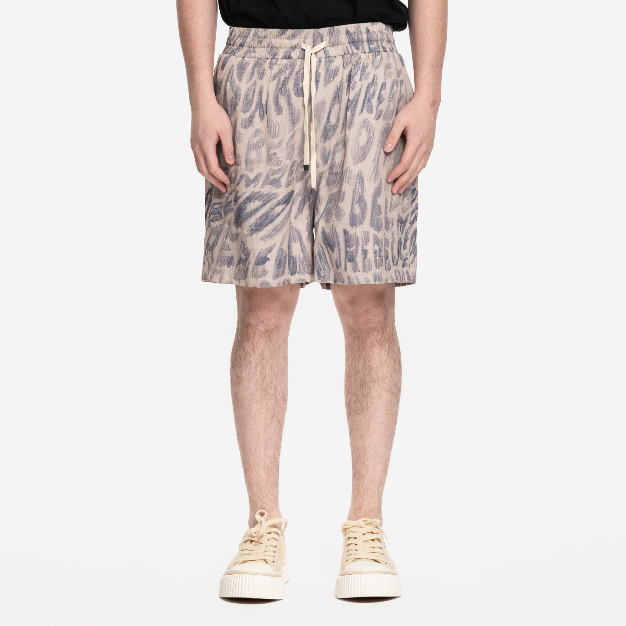 Dom Rebel New Wave Shorts Beige - 1