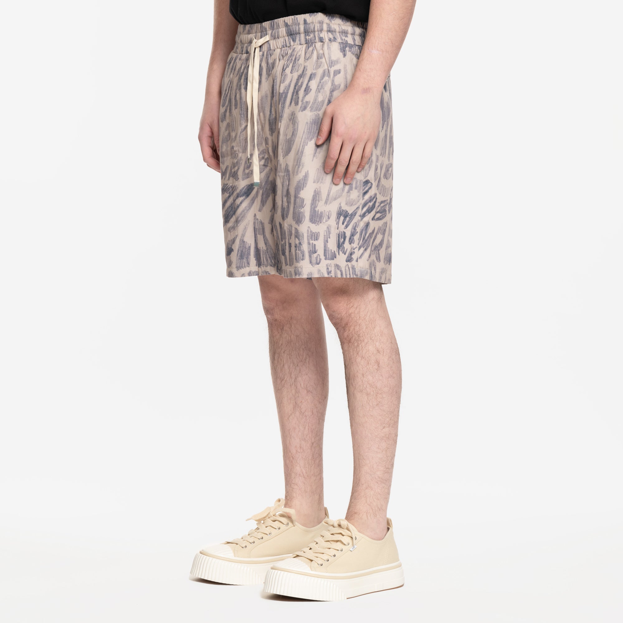 Dom Rebel New Wave Shorts Beige - 3
