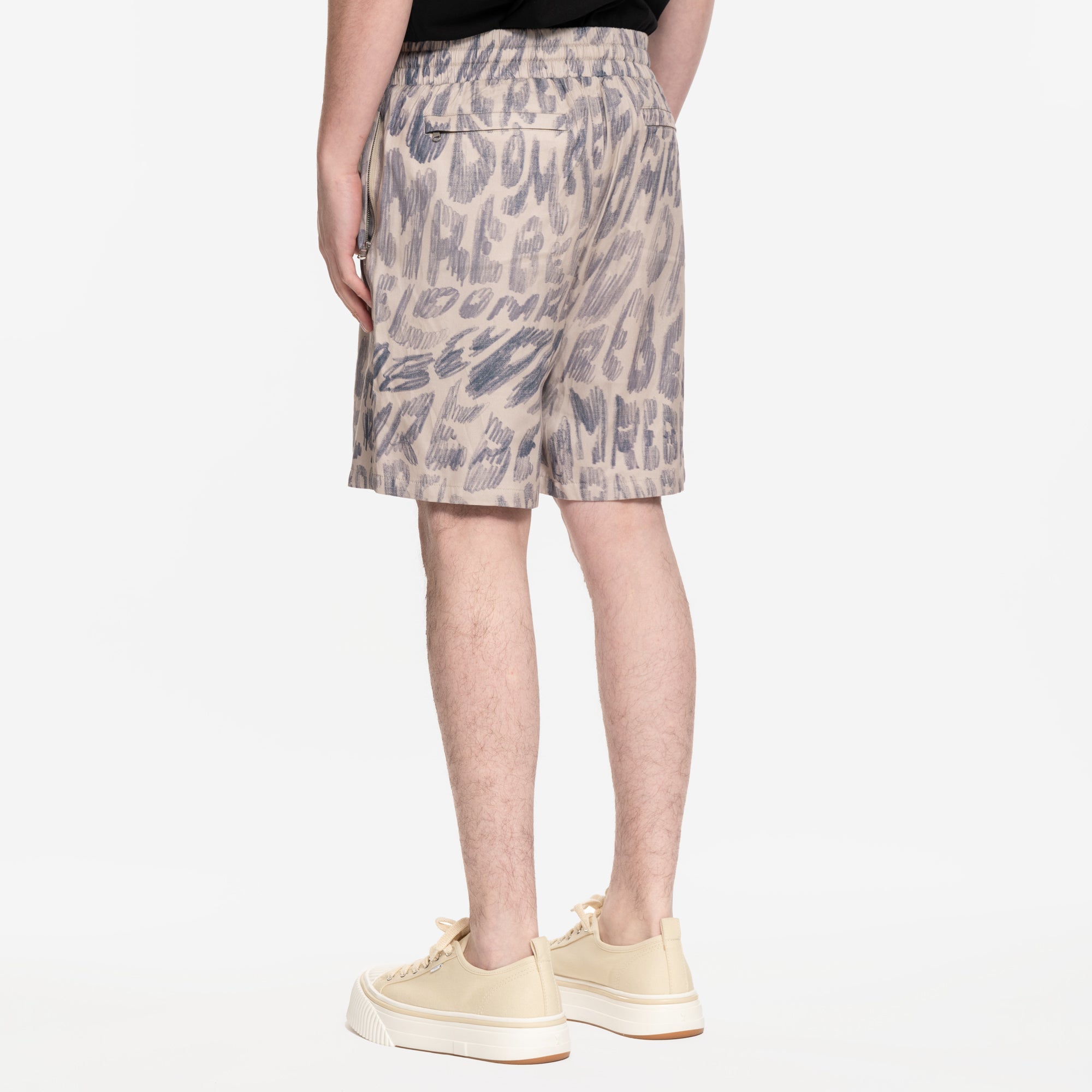 Dom Rebel New Wave Shorts Beige - 4