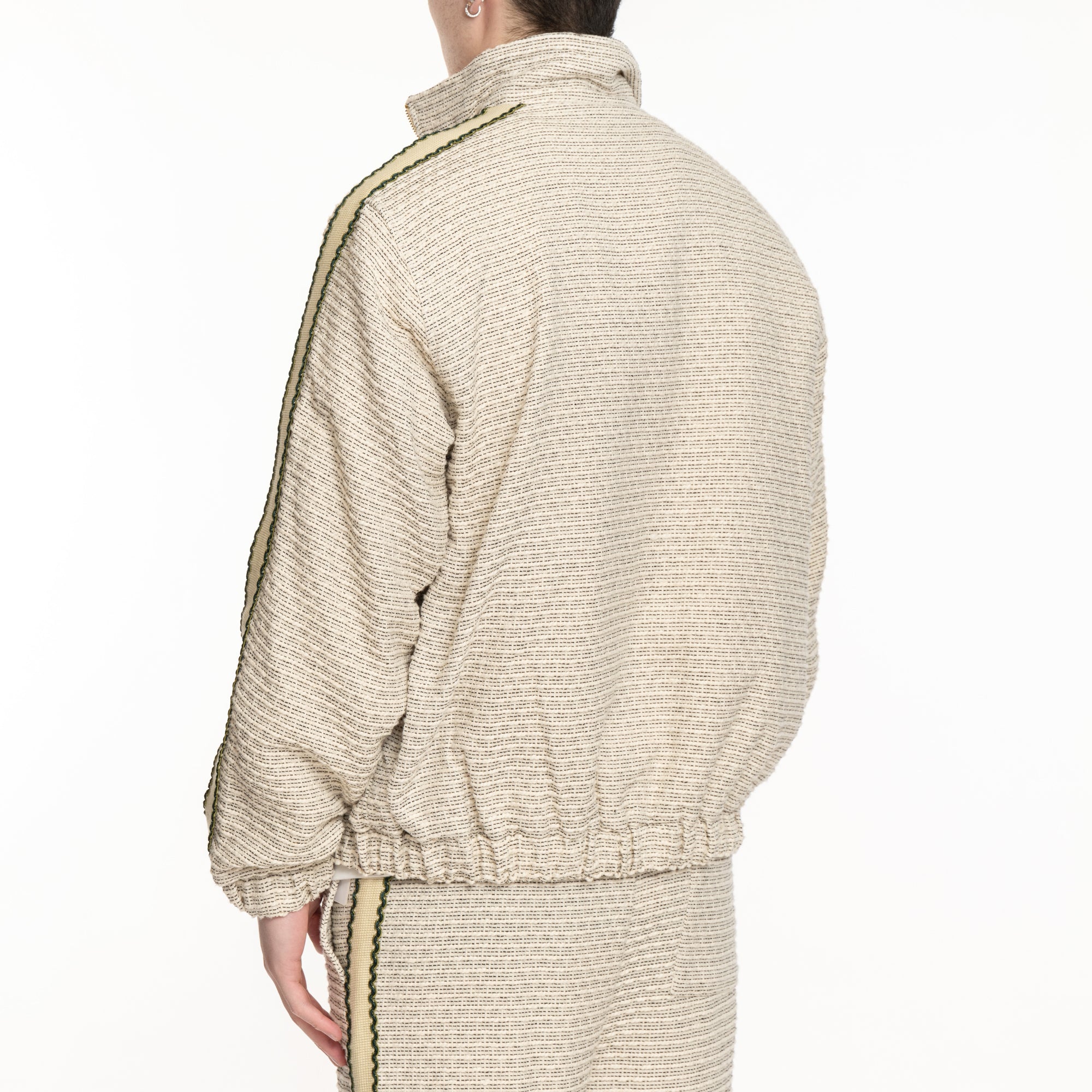 Drôle de Monsieur La Veste Survet Tweed Beige - 4