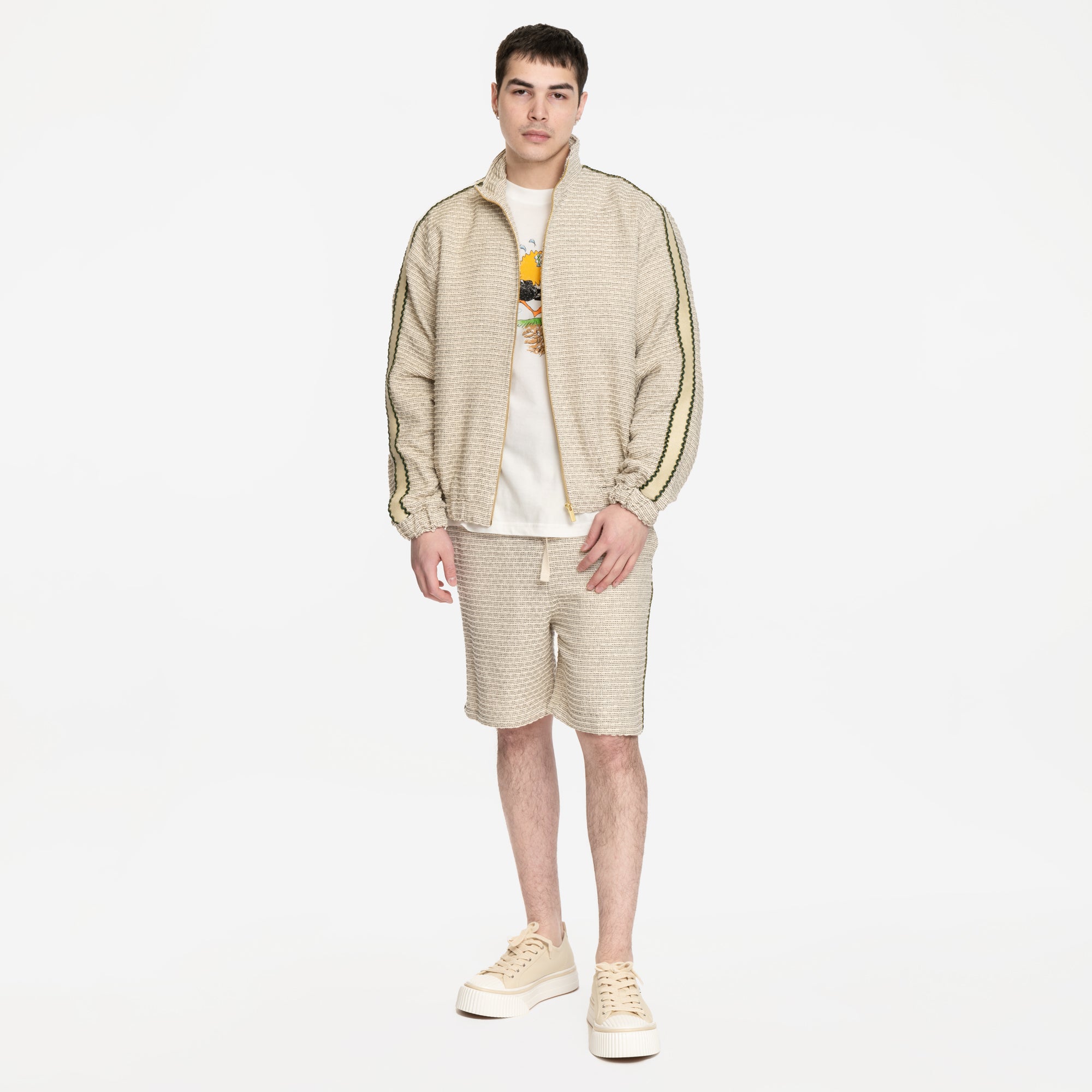 Drôle de Monsieur Le Short Tweed Beige - 2