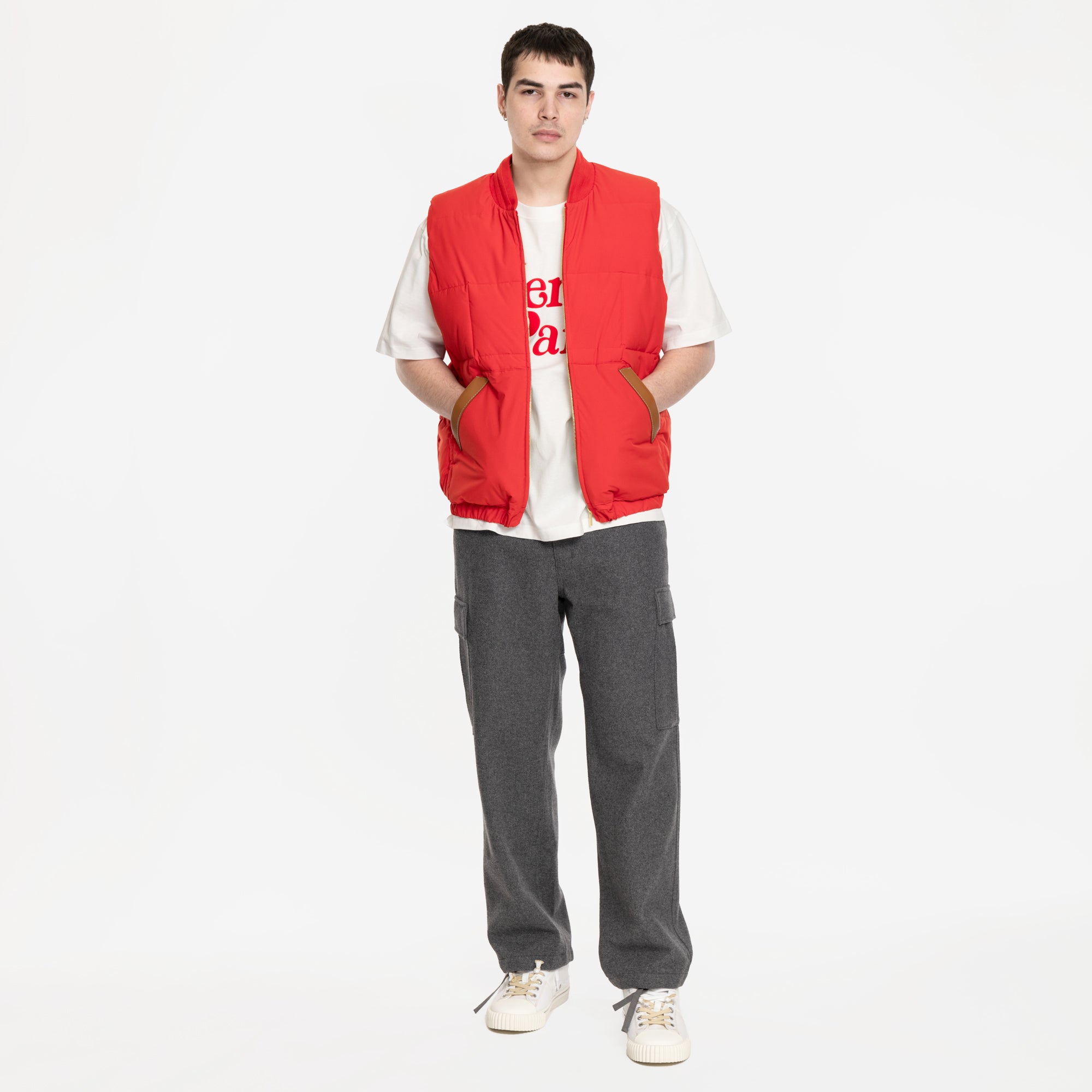 Drôle de Monsieur La Doudoune Sans Manches Red - 2