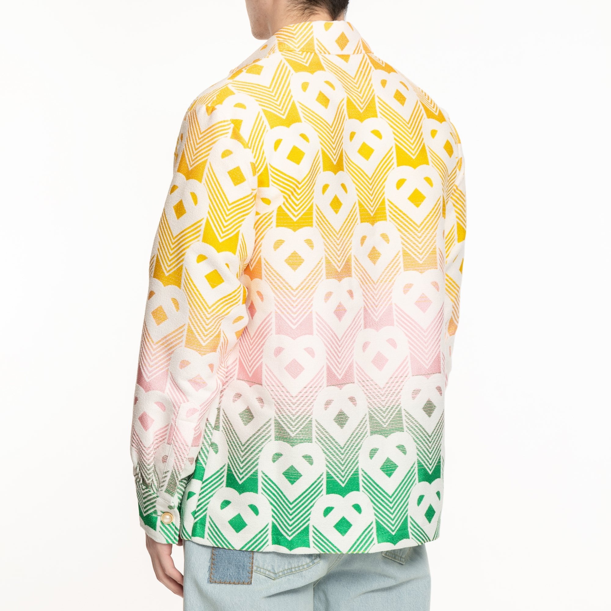 Casablanca Gradient Jacquard Shacket Multi - 4