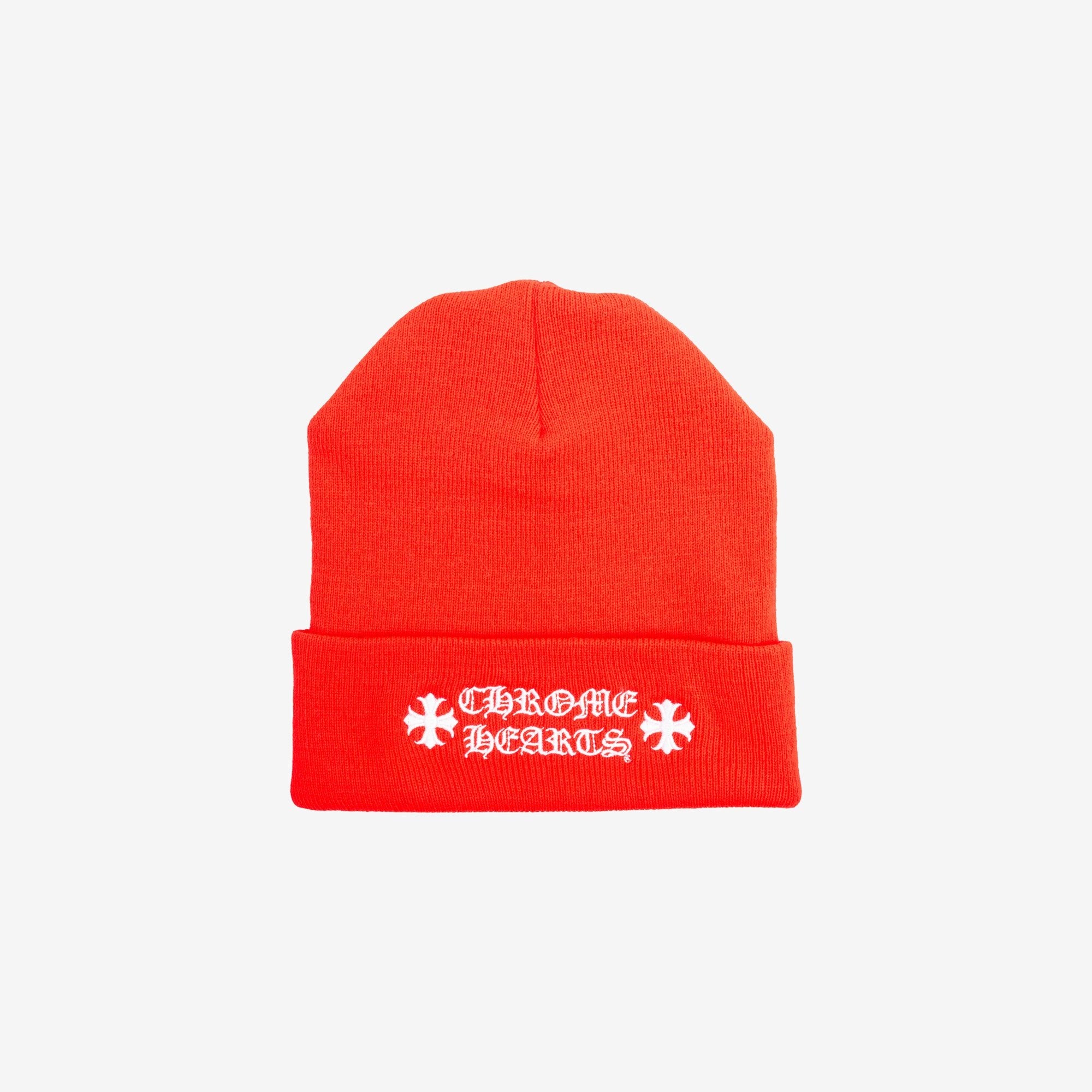 Chrome Hearts + CH + Watch Cap Red - 1