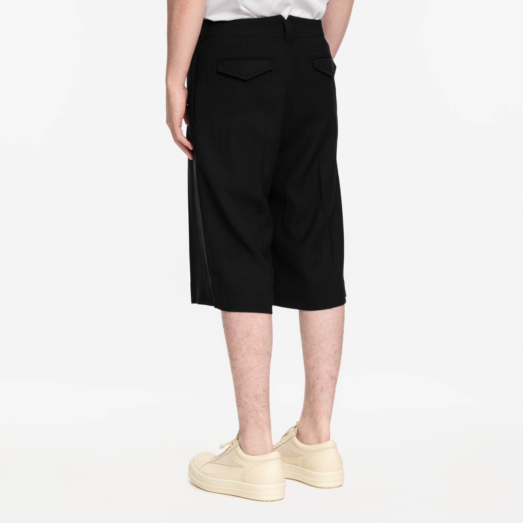 AMI Long Bermuda Shorts Black - 4