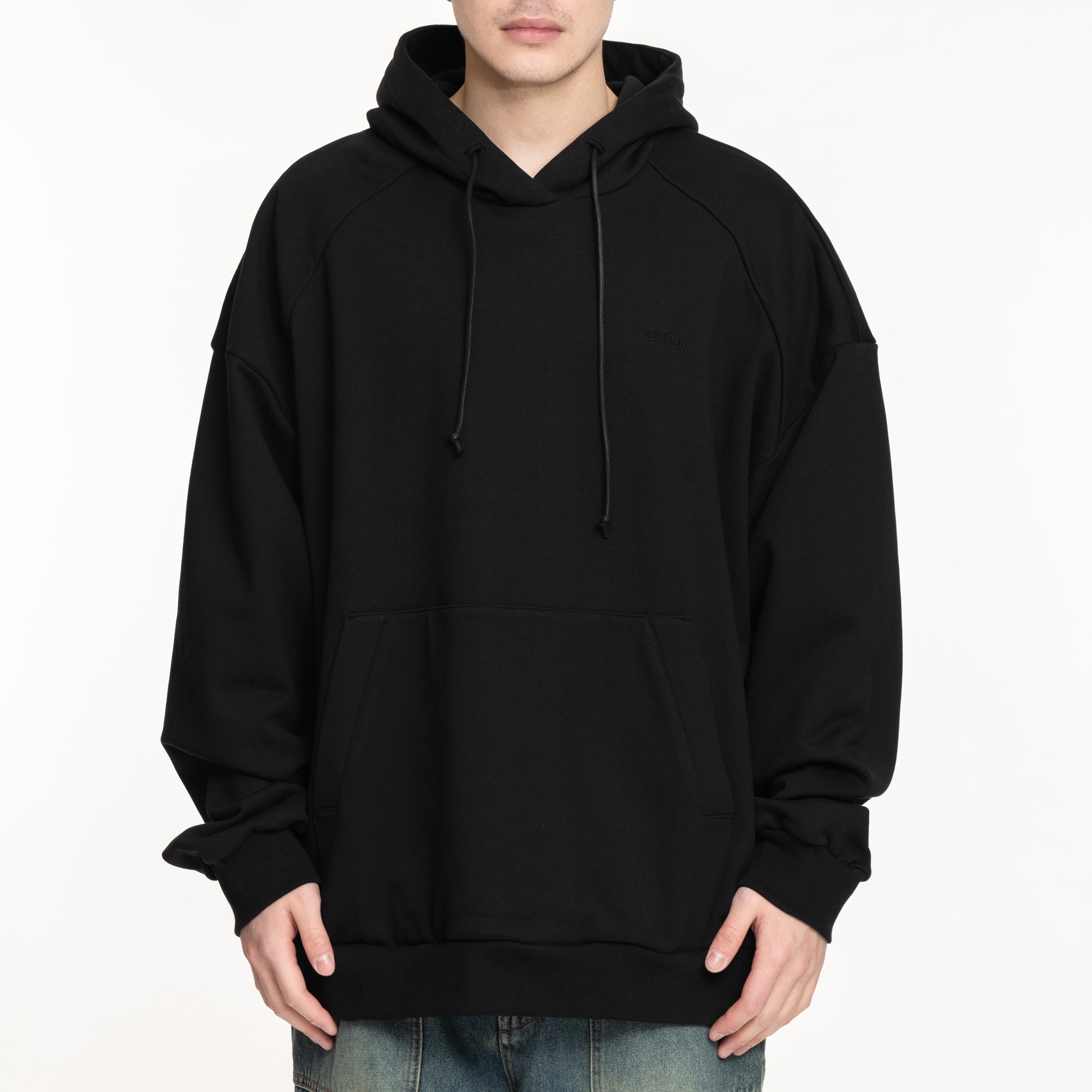 Juun.J Meyer Graphic Hoody Black - 1