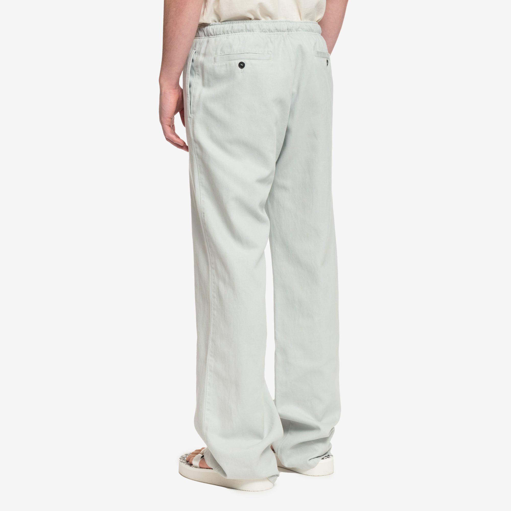 Palm Angels Monogram Travel Pants Light Grey - 4