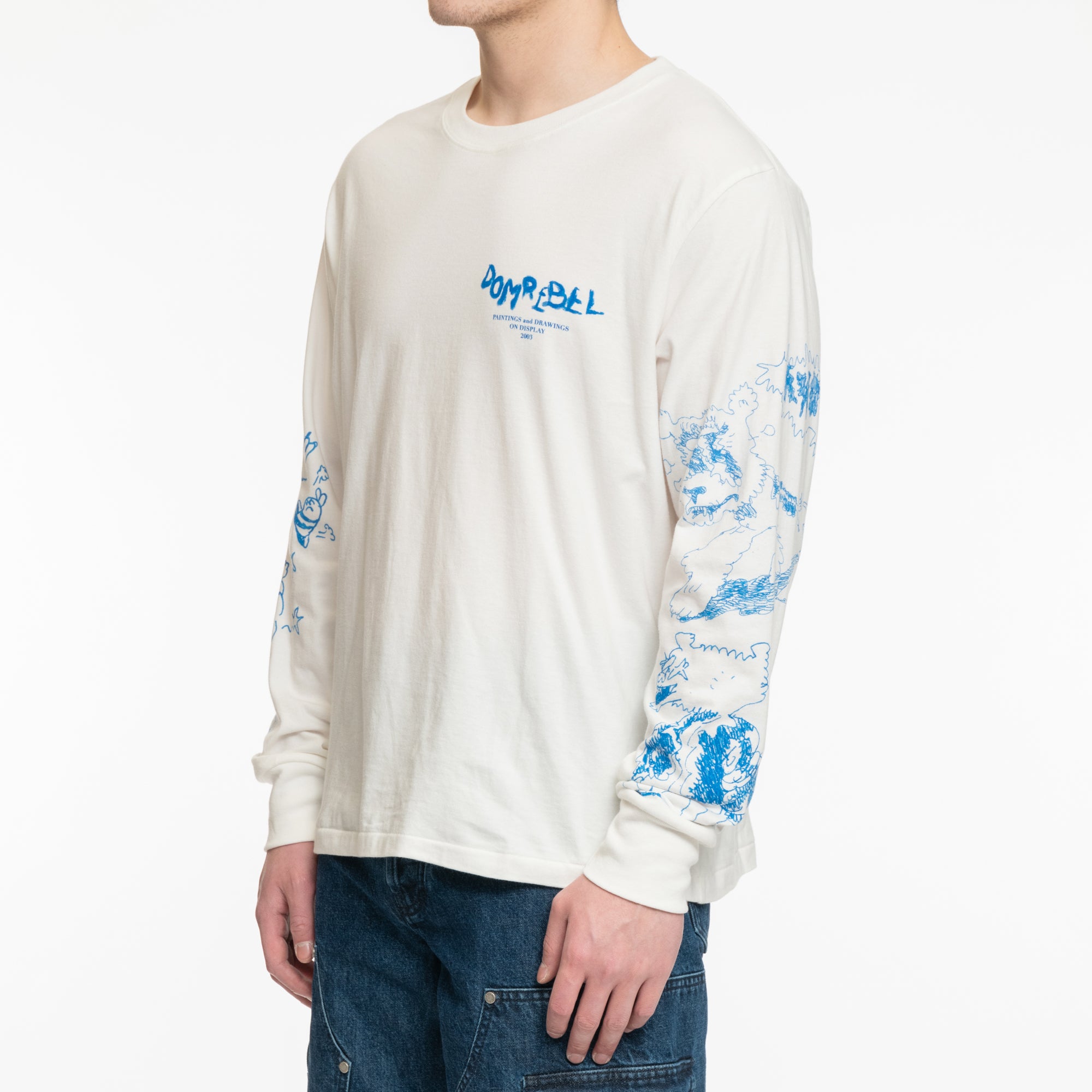Dom Rebel Bruins Long Sleeve T-Shirt Ivory - 3