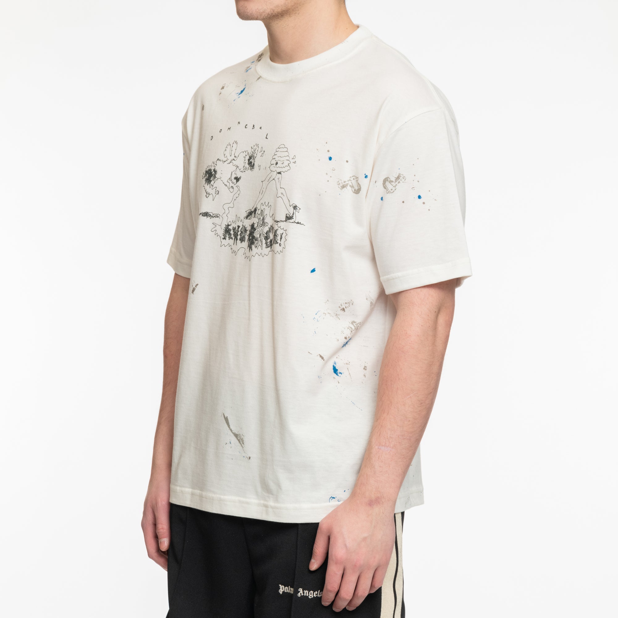 Dom Rebel Scuff Temptation T-Shirt Ivory - 3