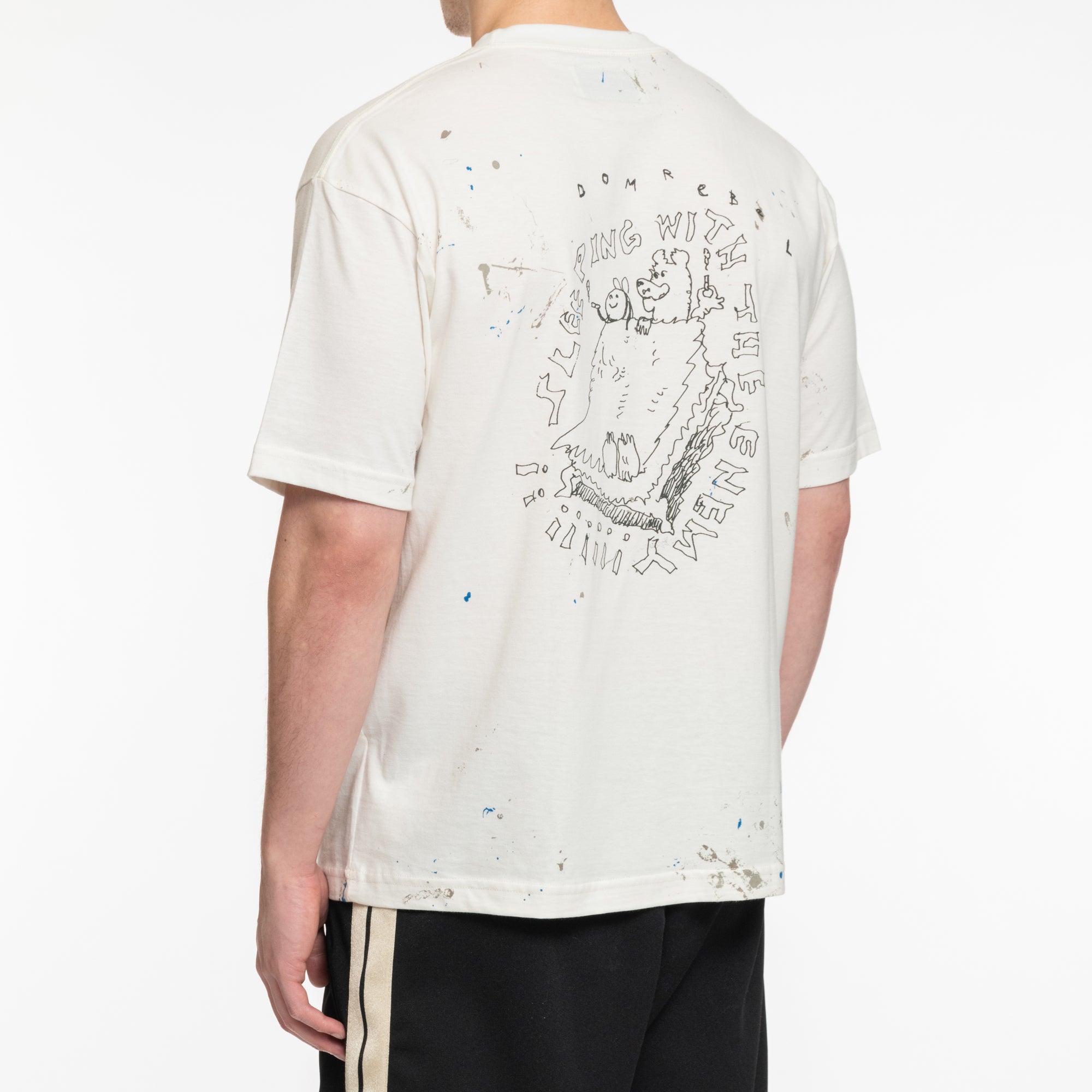 Dom Rebel Scuff Temptation T-Shirt Ivory - 4