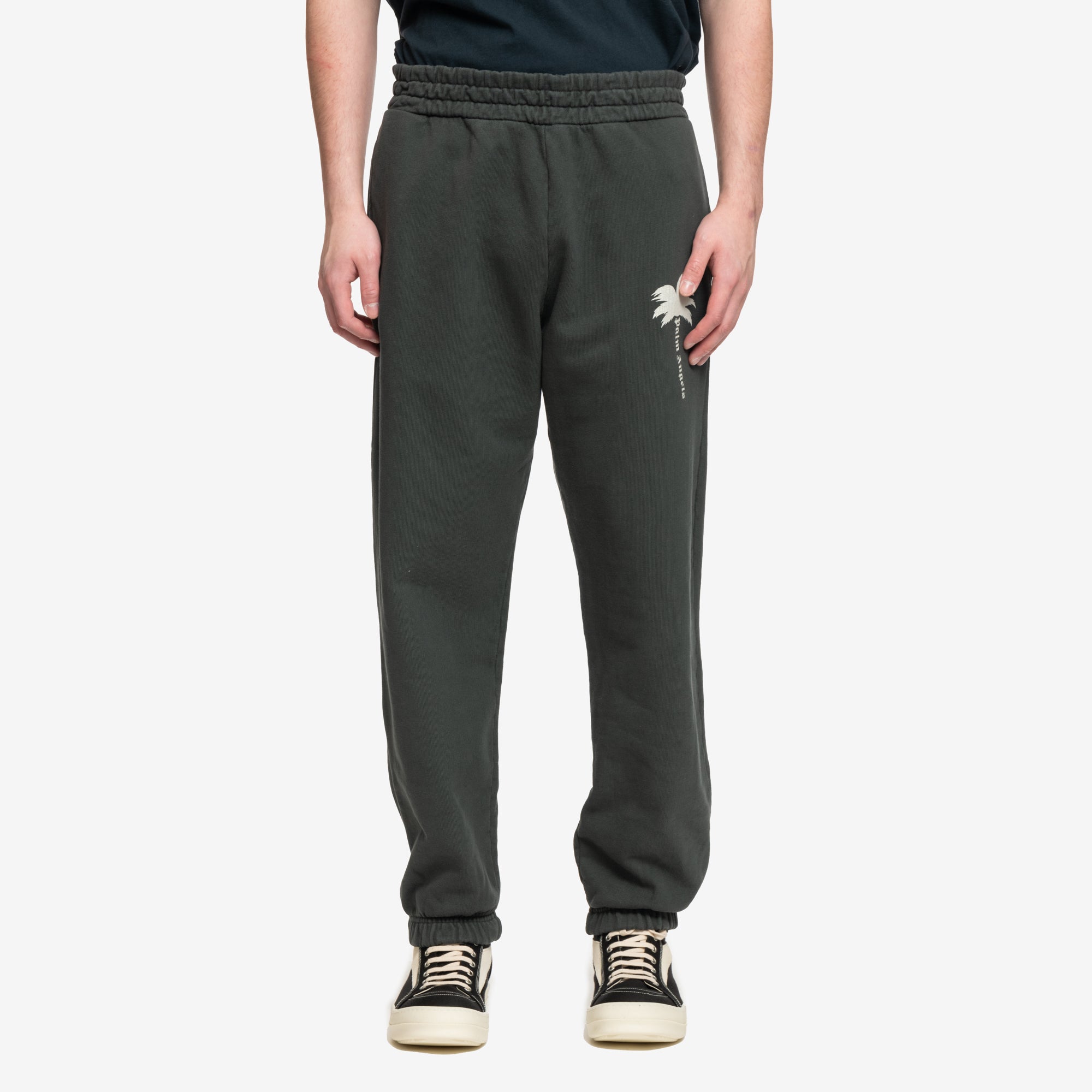 Palm Angels The Palm GD Sweatpants Dark Grey - 1