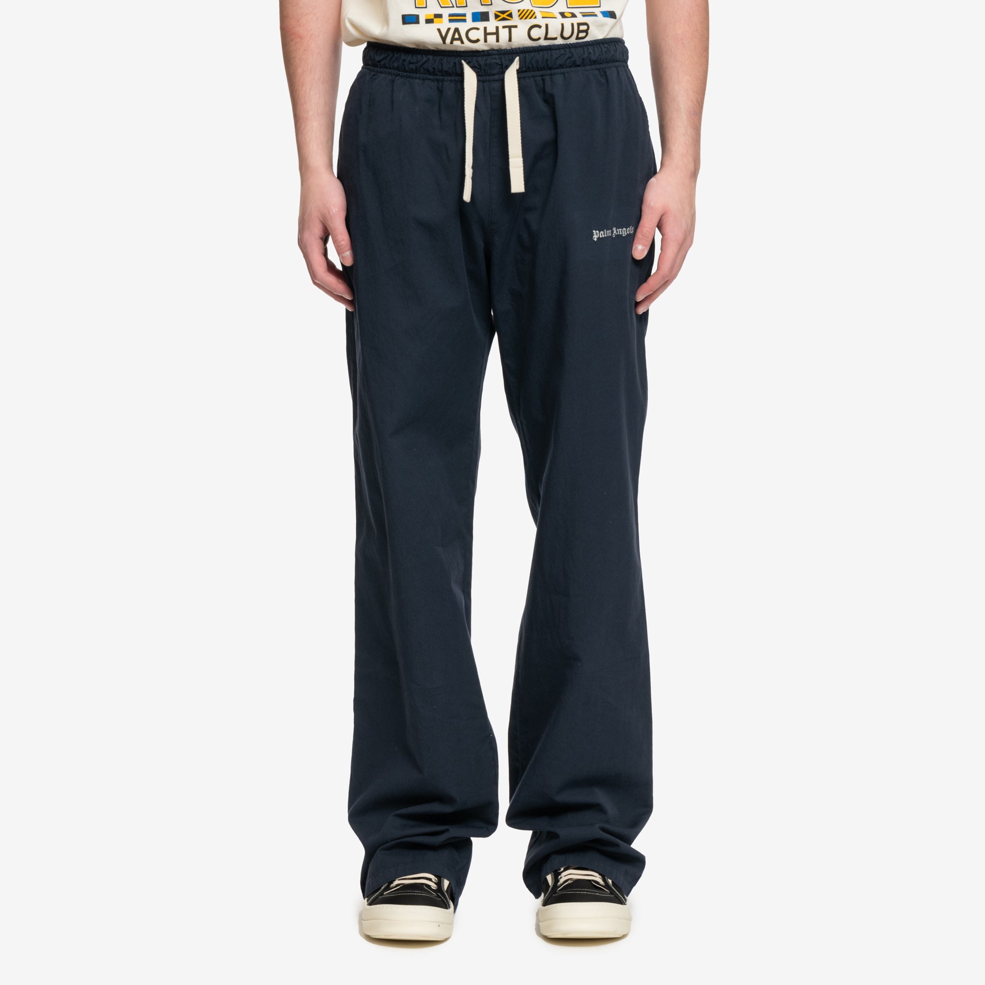 Palm Angels Classic Logo Travel Pants Navy - 1