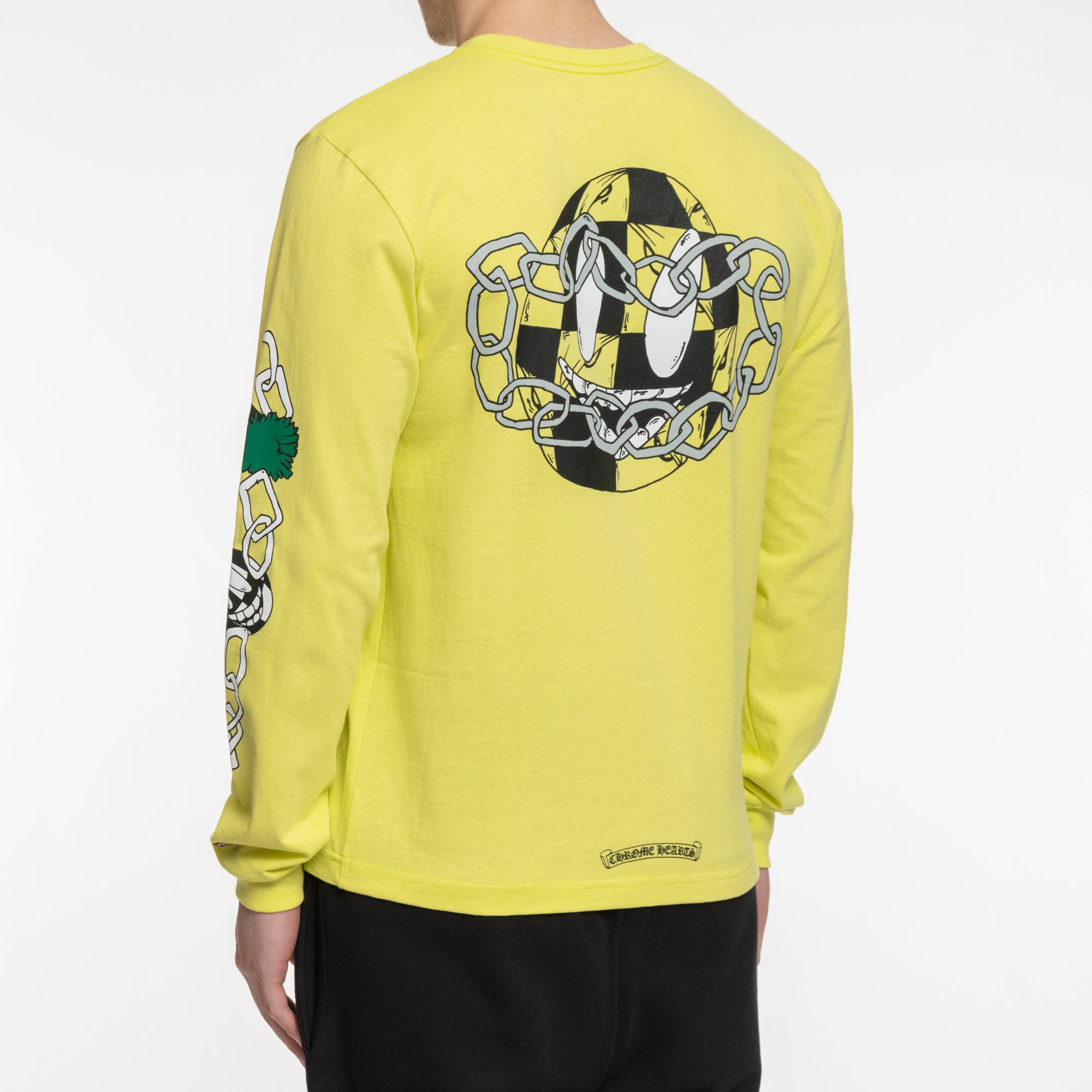 Chrome Hearts Mattyboy Link LS T-Shirt Green - 4