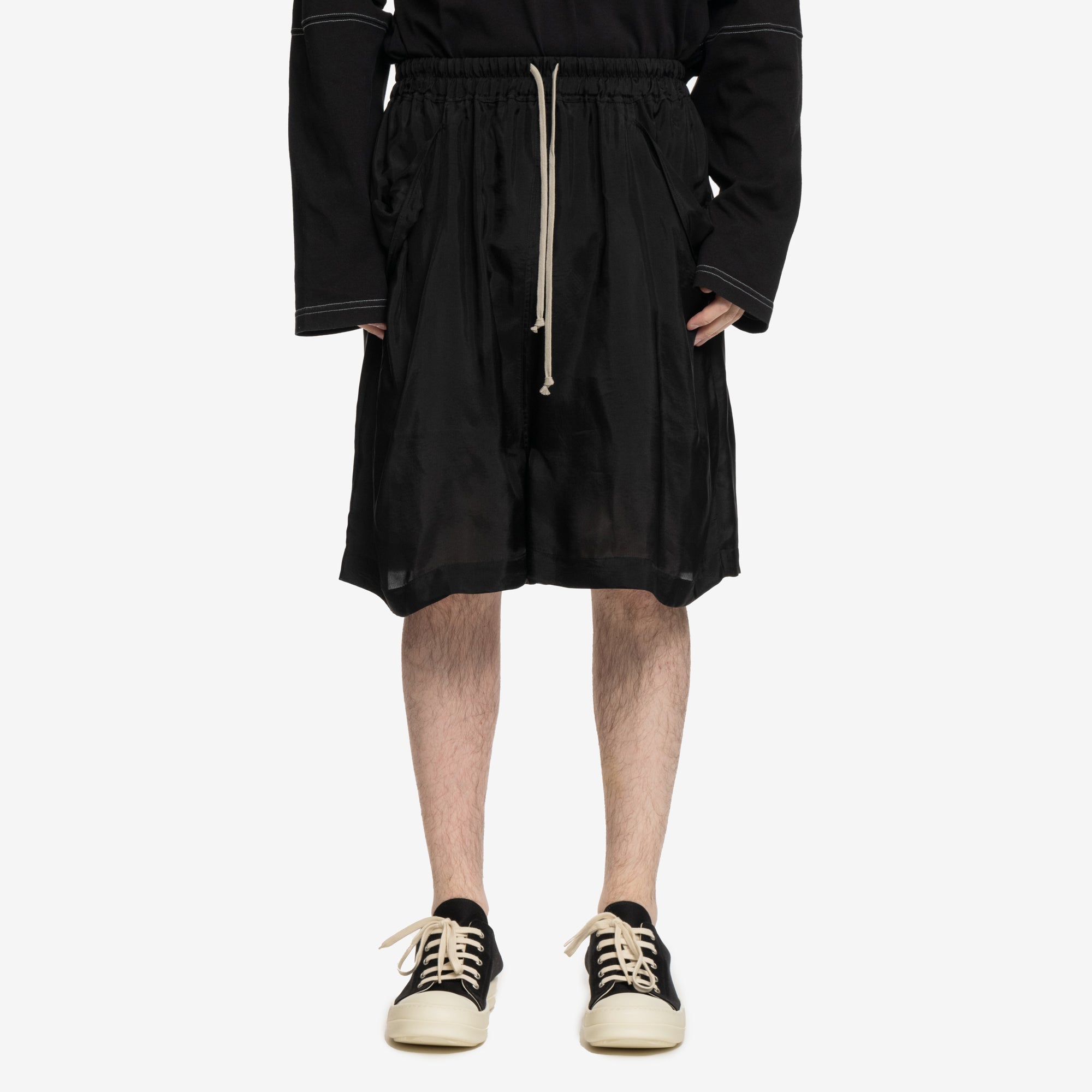 Rick Owens Lido Boxers Shorts Black - 1