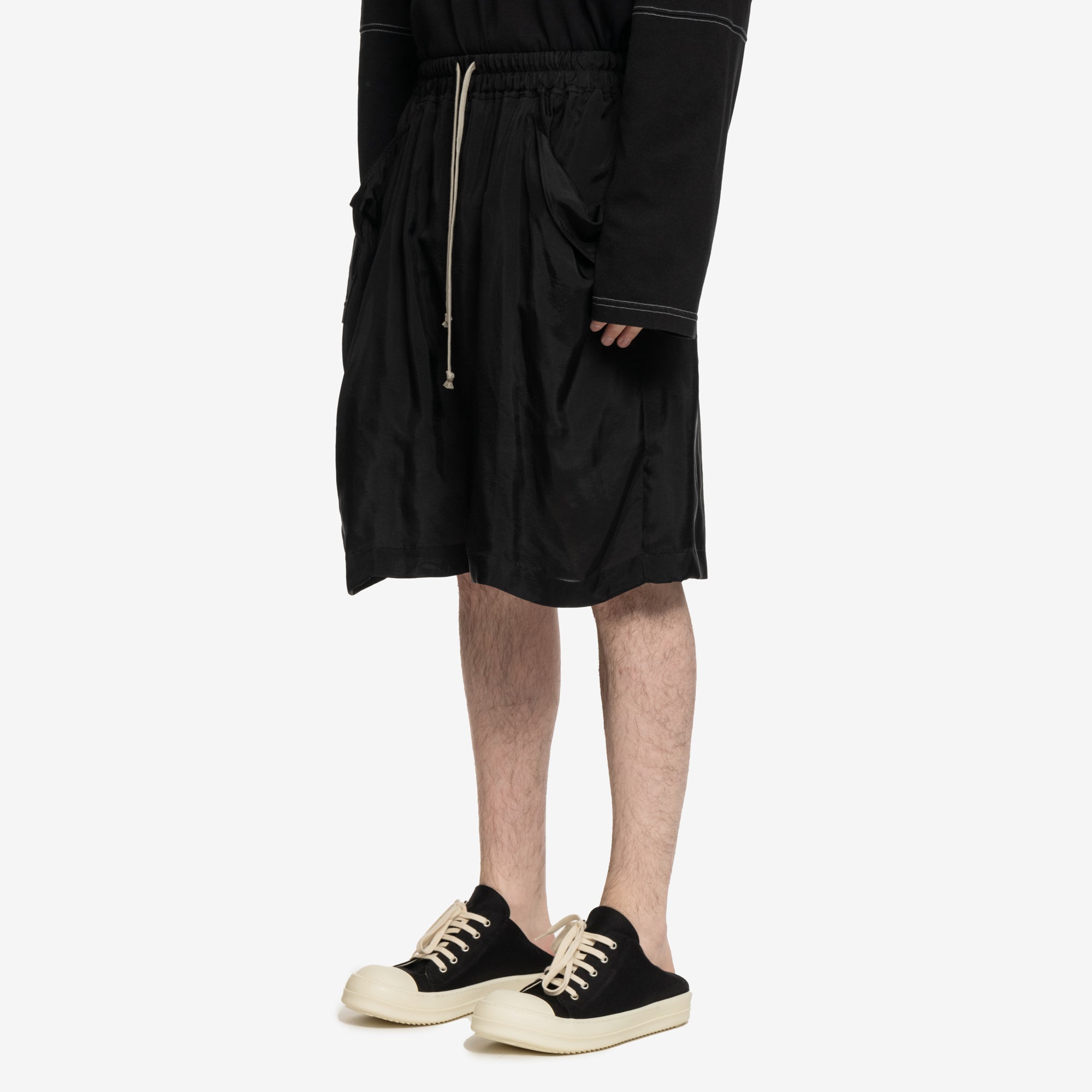 Rick Owens Lido Boxers Shorts Black - 3