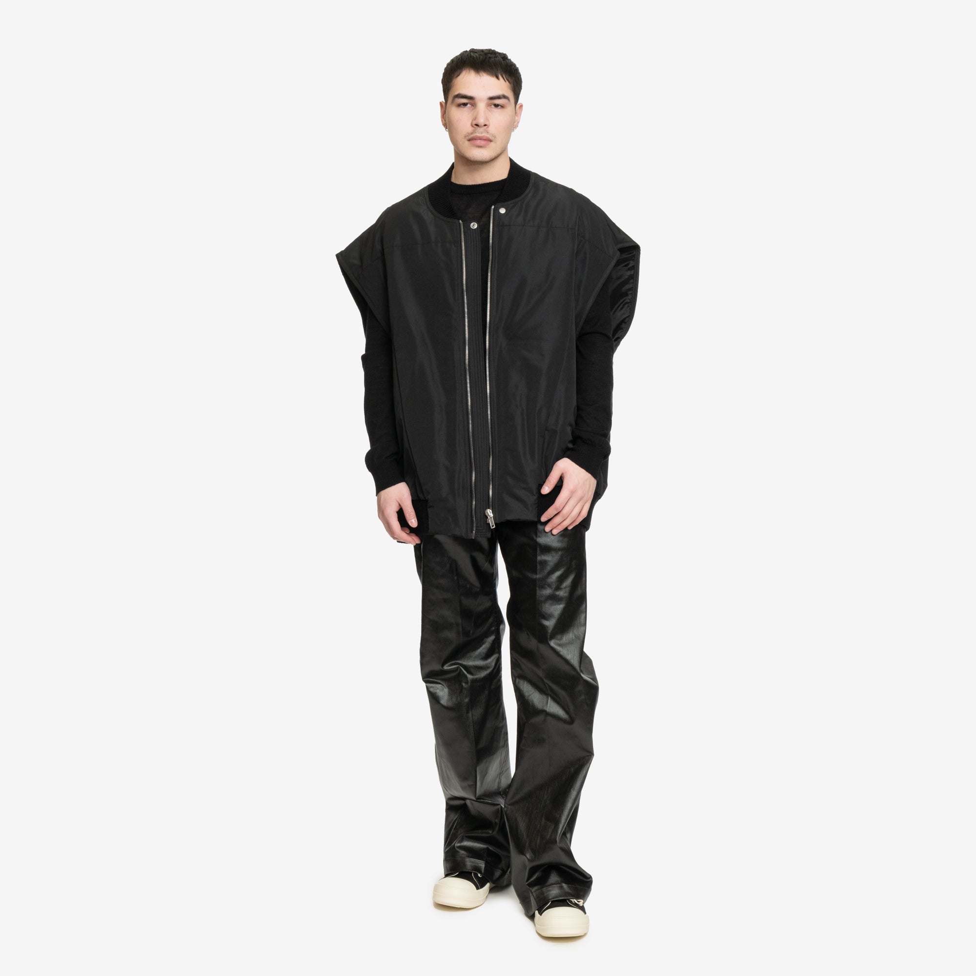 Rick Owens Lido Jumbo Flight Vest Black - 2