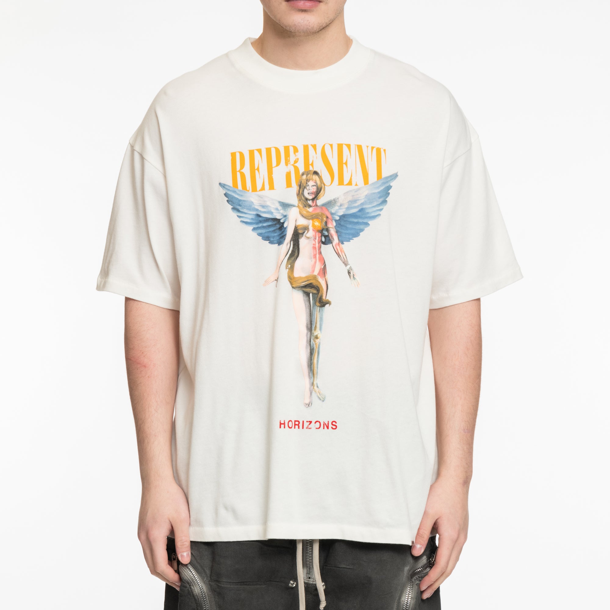 Represent Reborn T-Shirt Flat White - 1