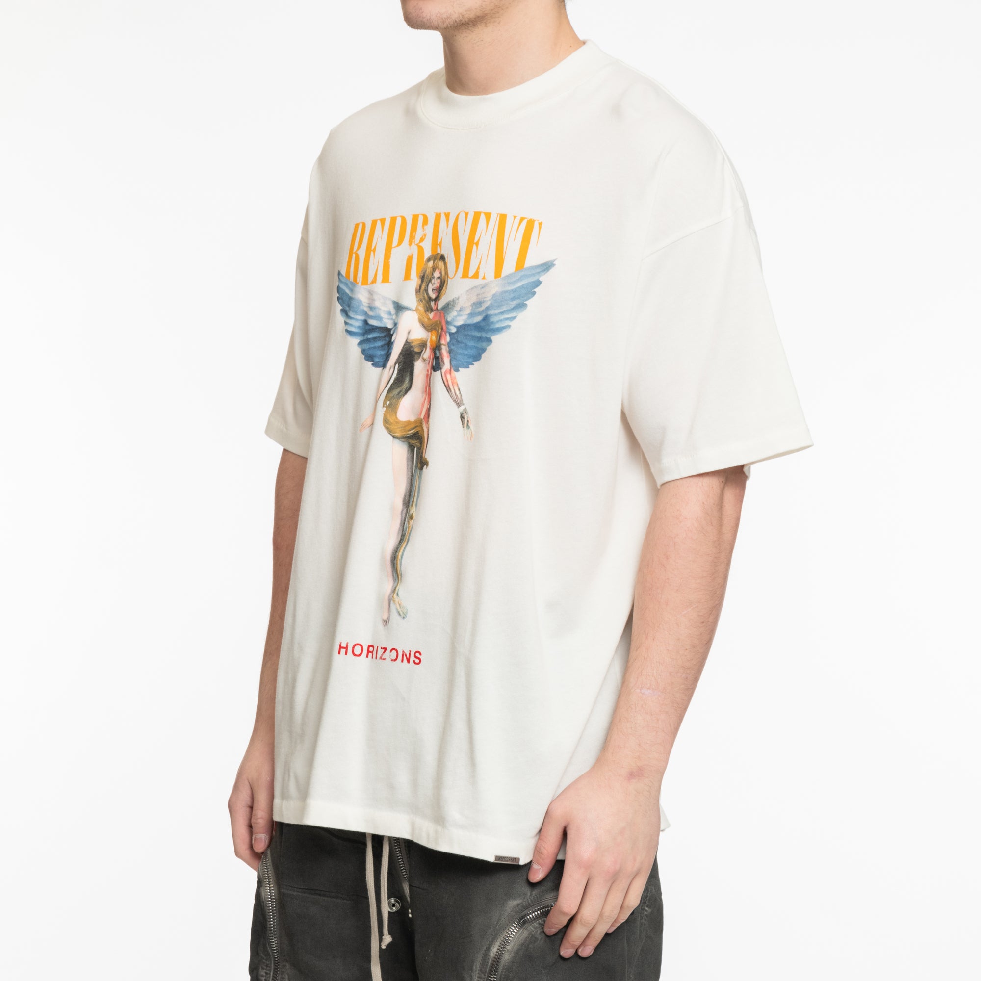 Represent Reborn T-Shirt Flat White - 3