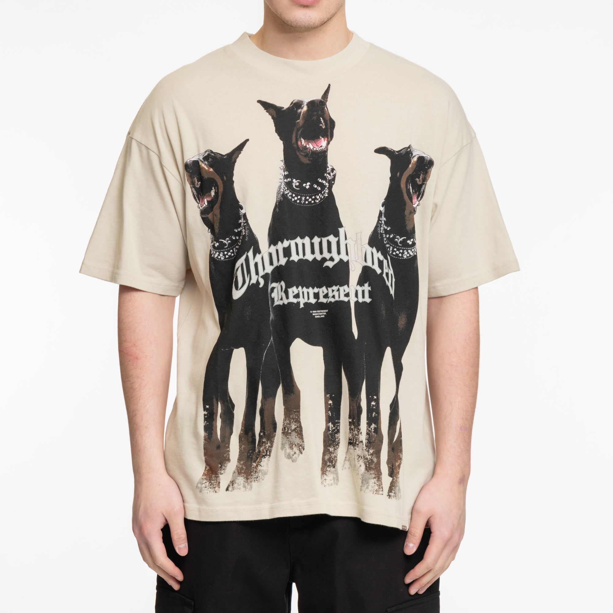 Represent Thoroughbred T-Shirt Vintage White - 1