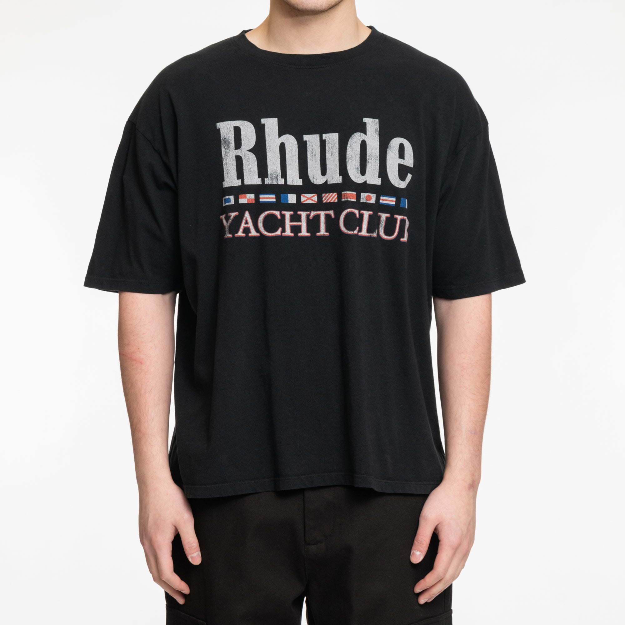 Rhude Rhude Flag Vintage T-Shirt Vintage Black - 1