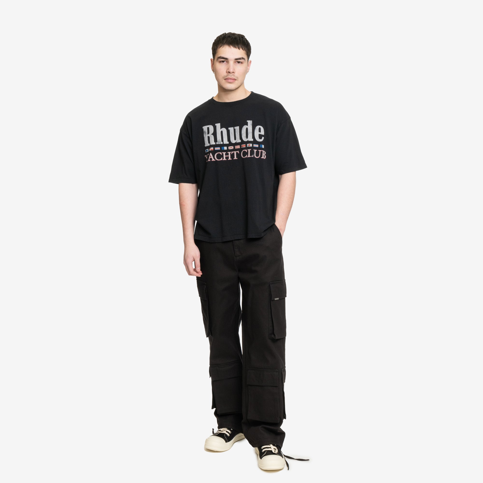 Rhude Rhude Flag Vintage T-Shirt Vintage Black - 2