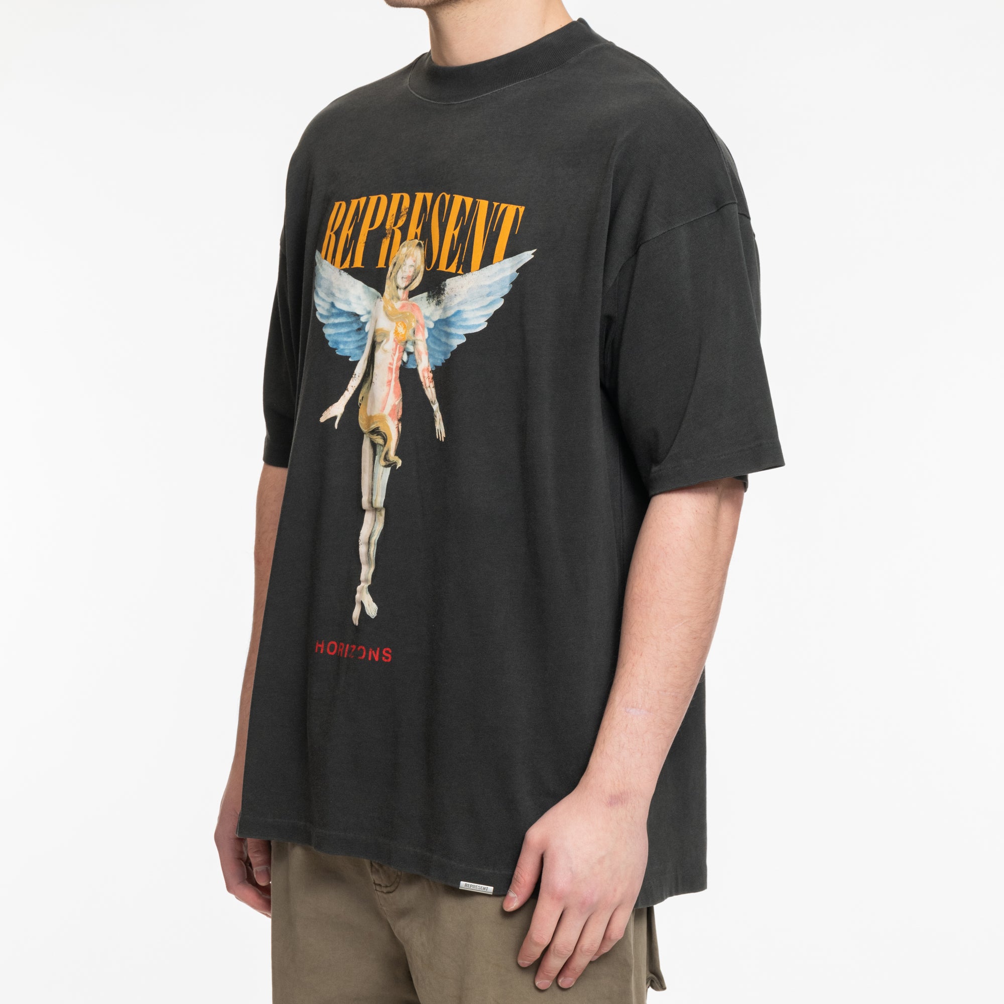 Represent Reborn T-Shirt Aged Black - 3