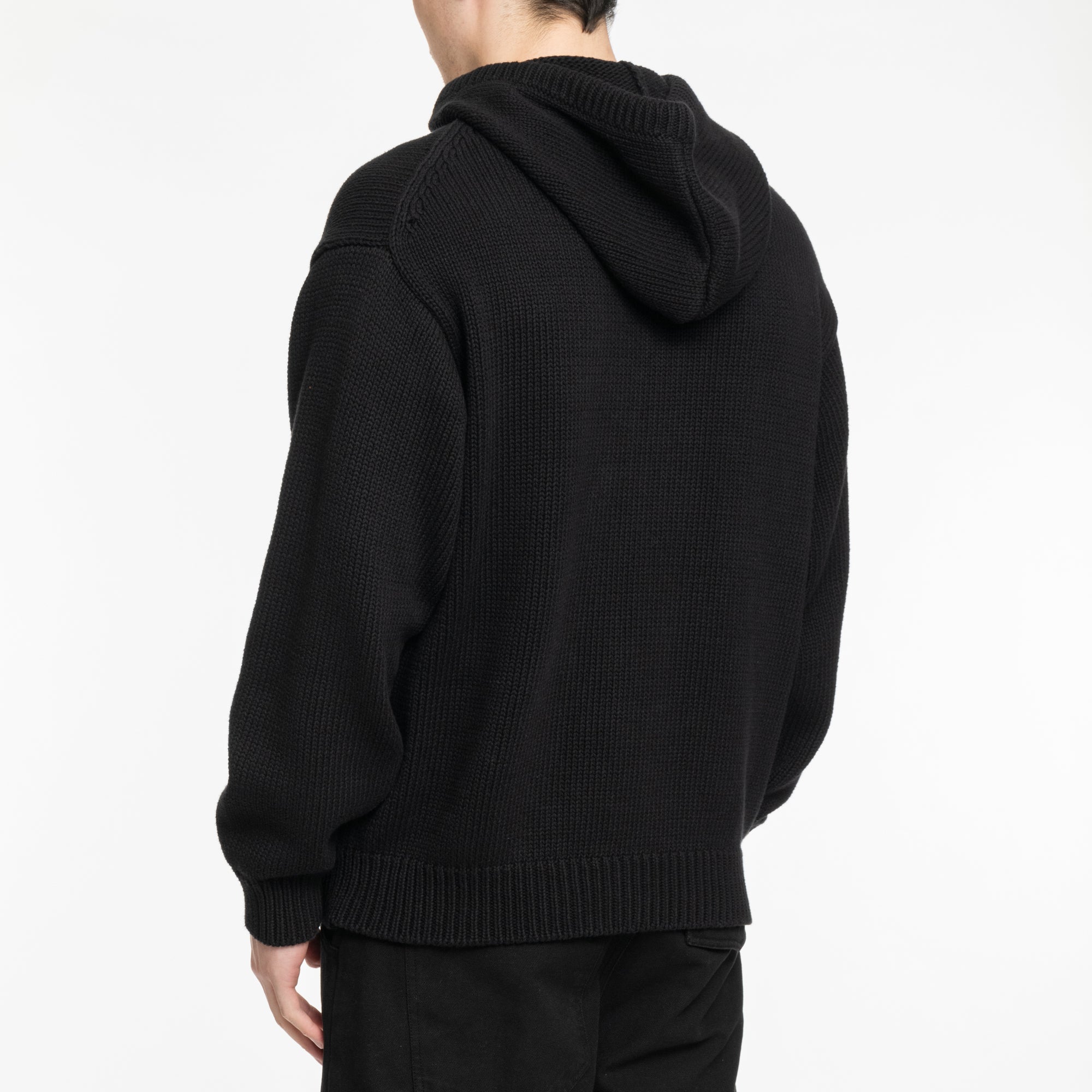 Kenzo Verdy Knit Hoody Black - 4