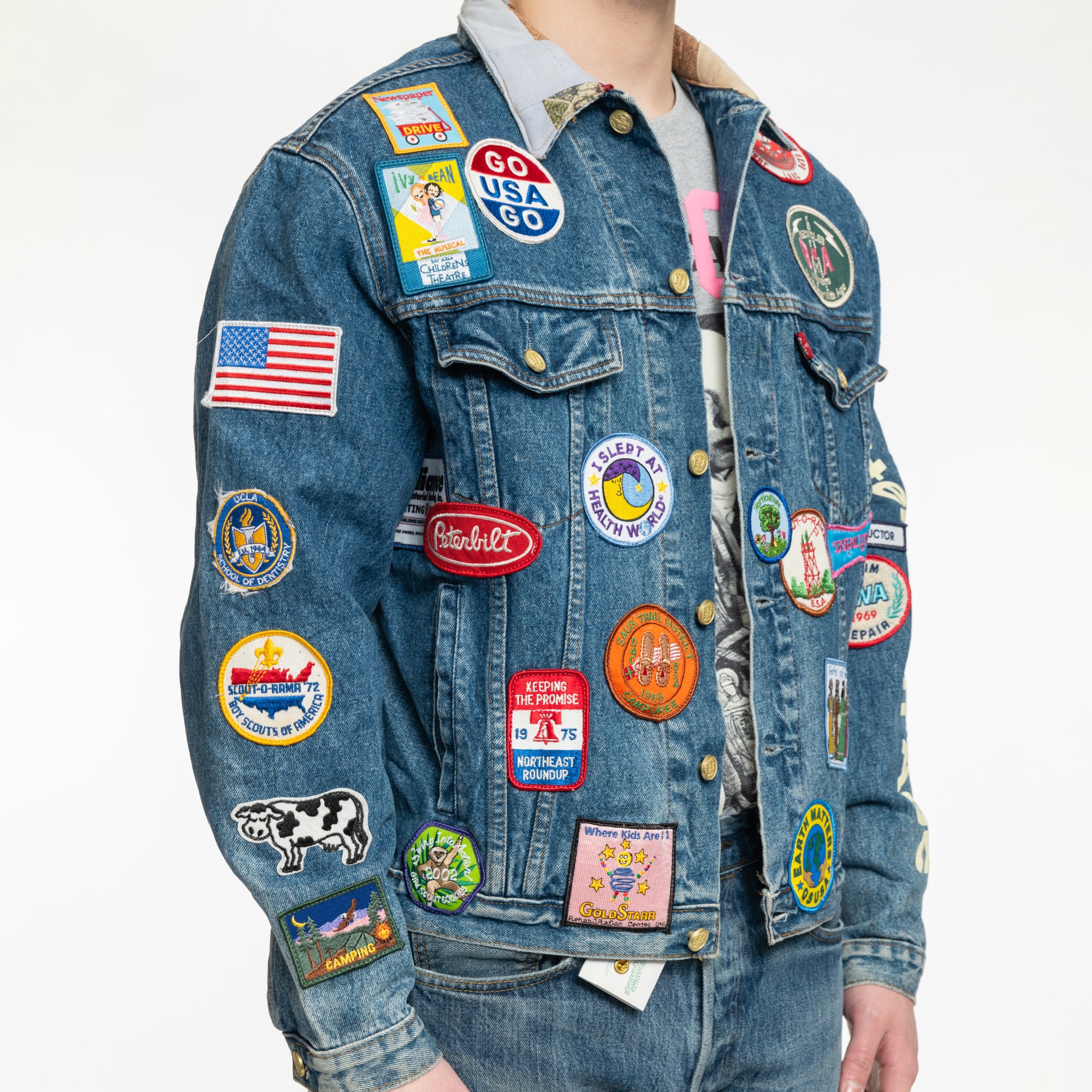 Better With Age Gentlemans Denim Jacket Multi - 5