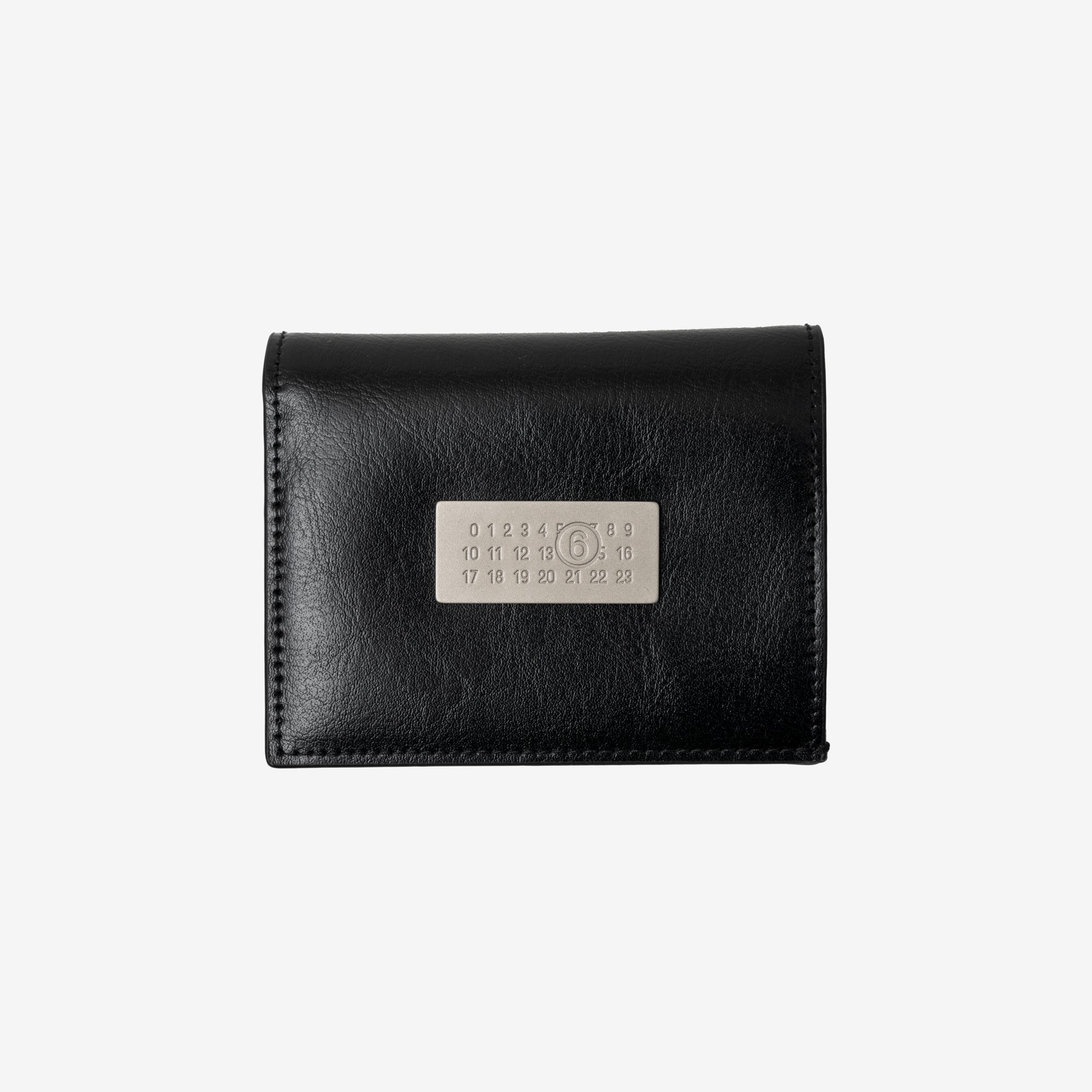 MM6 Numeric Bifold Wallet Black - 1