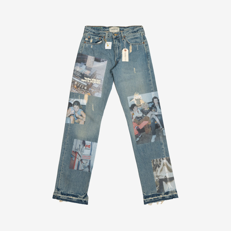 Tabloid Denim Jeans