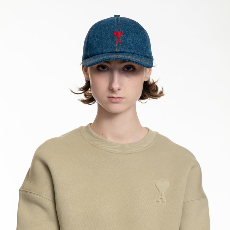 Red ADC Embroidered Denim Cap