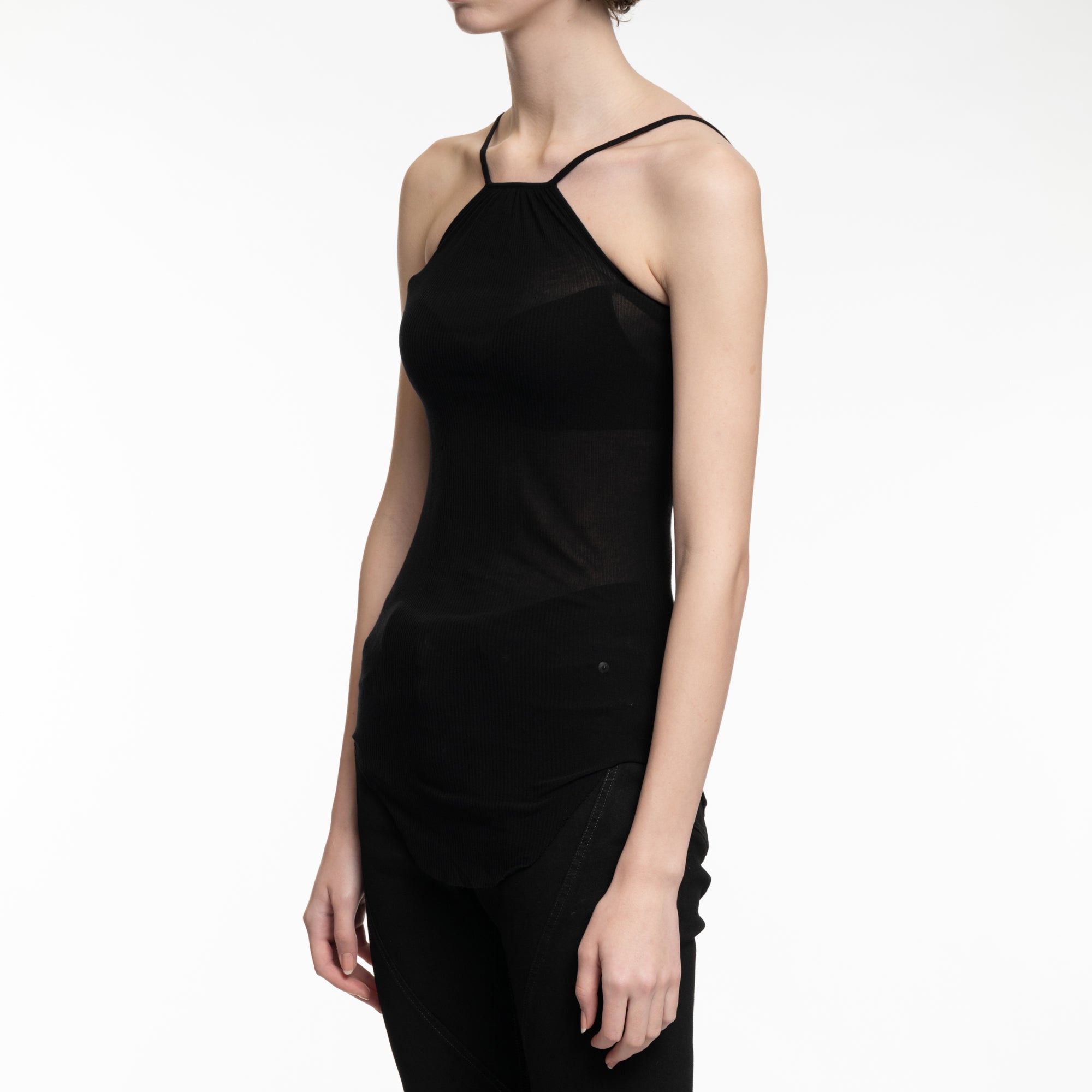 Rick Owens Womens Skorpio Tank Top Black - 3