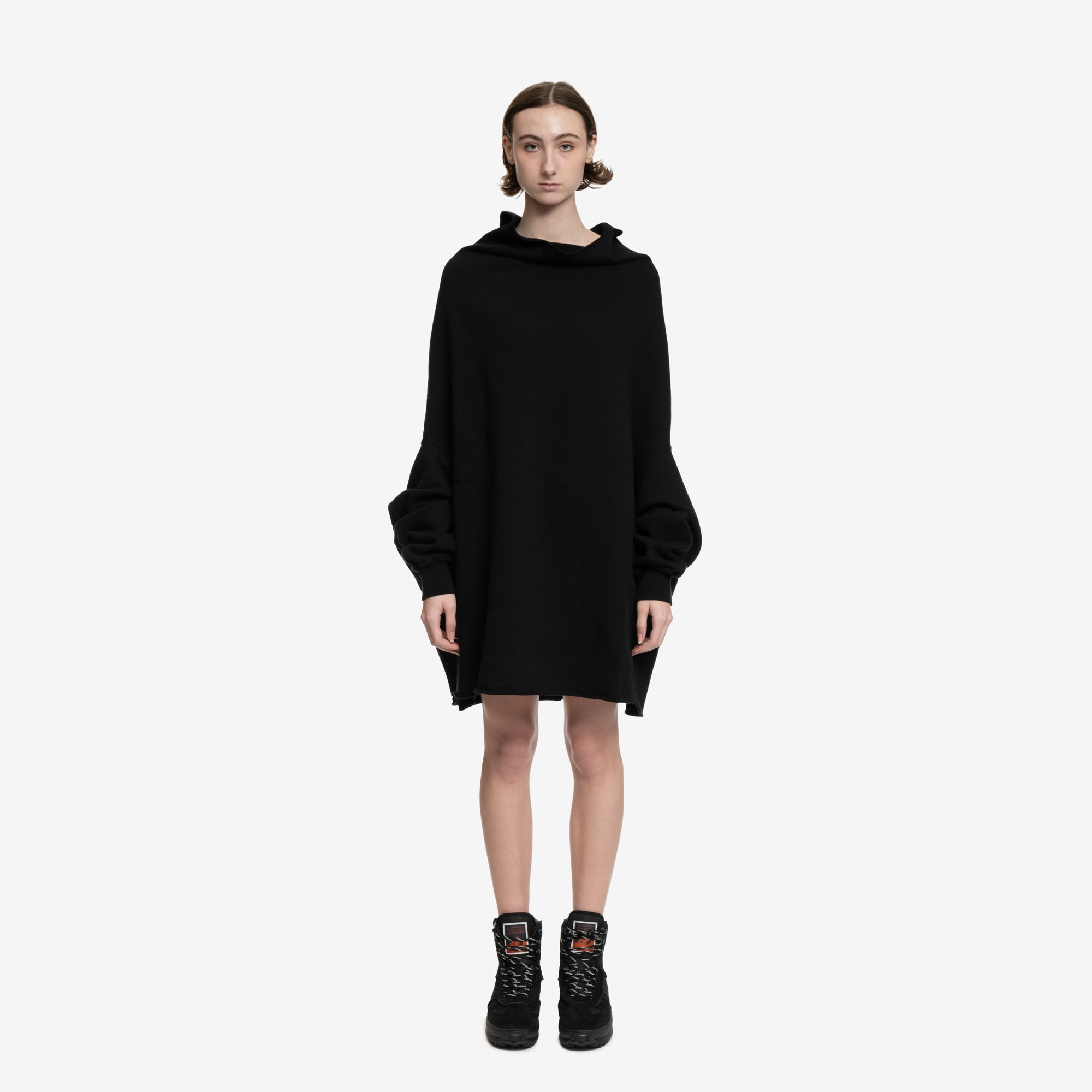 Rick Owens Shroud Sweatshirt Black - 6