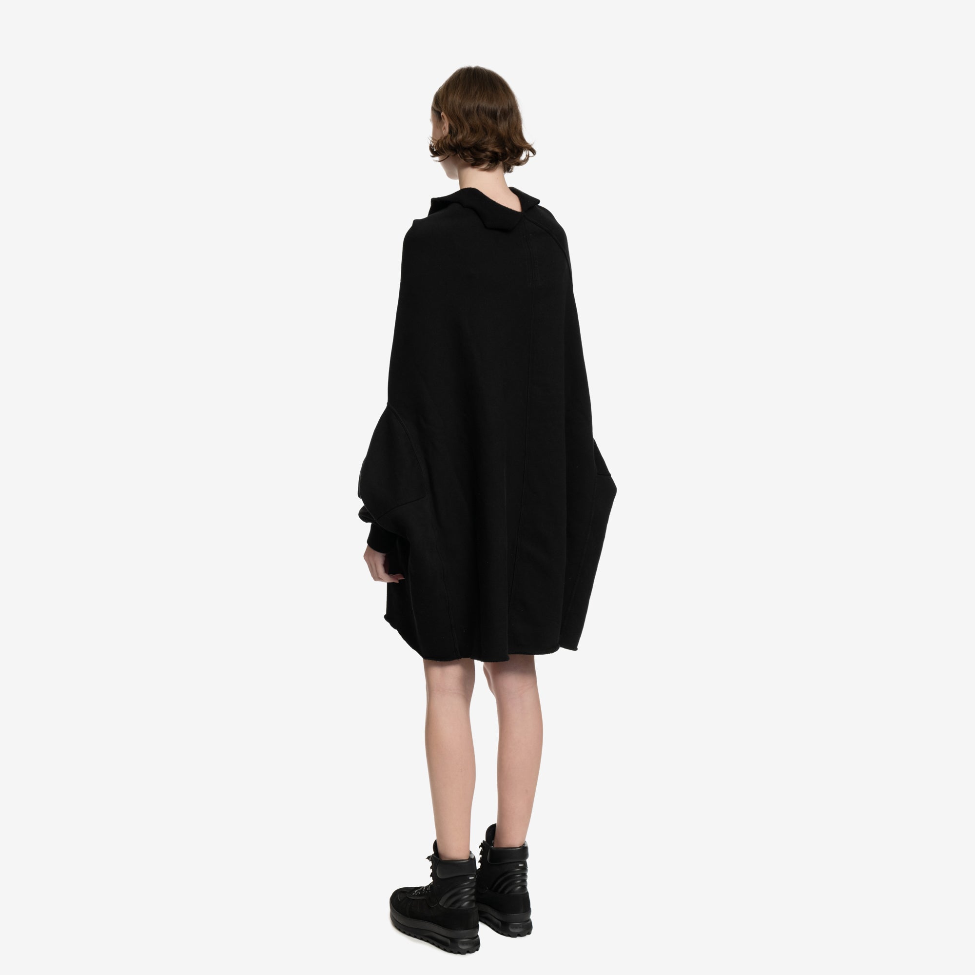 Rick Owens Shroud Sweatshirt Black - 8