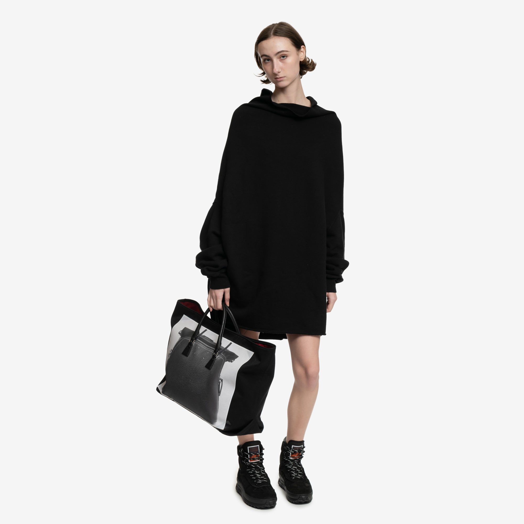 Maison Margiela Trompe Loeil 5AC Medium Bag Black - 5