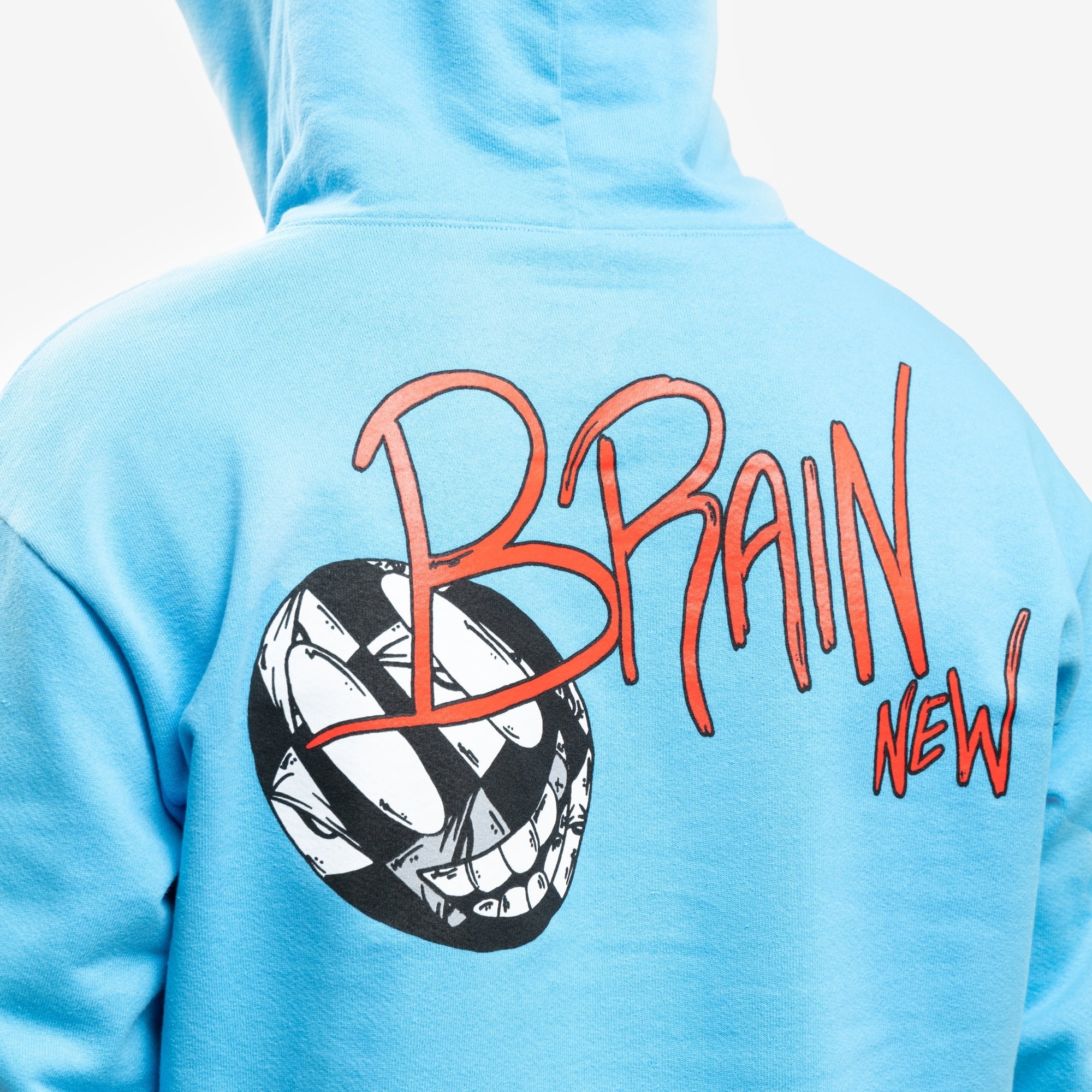 Chrome Hearts Matty Boy Brand New Brain New Hoody Blue - 5