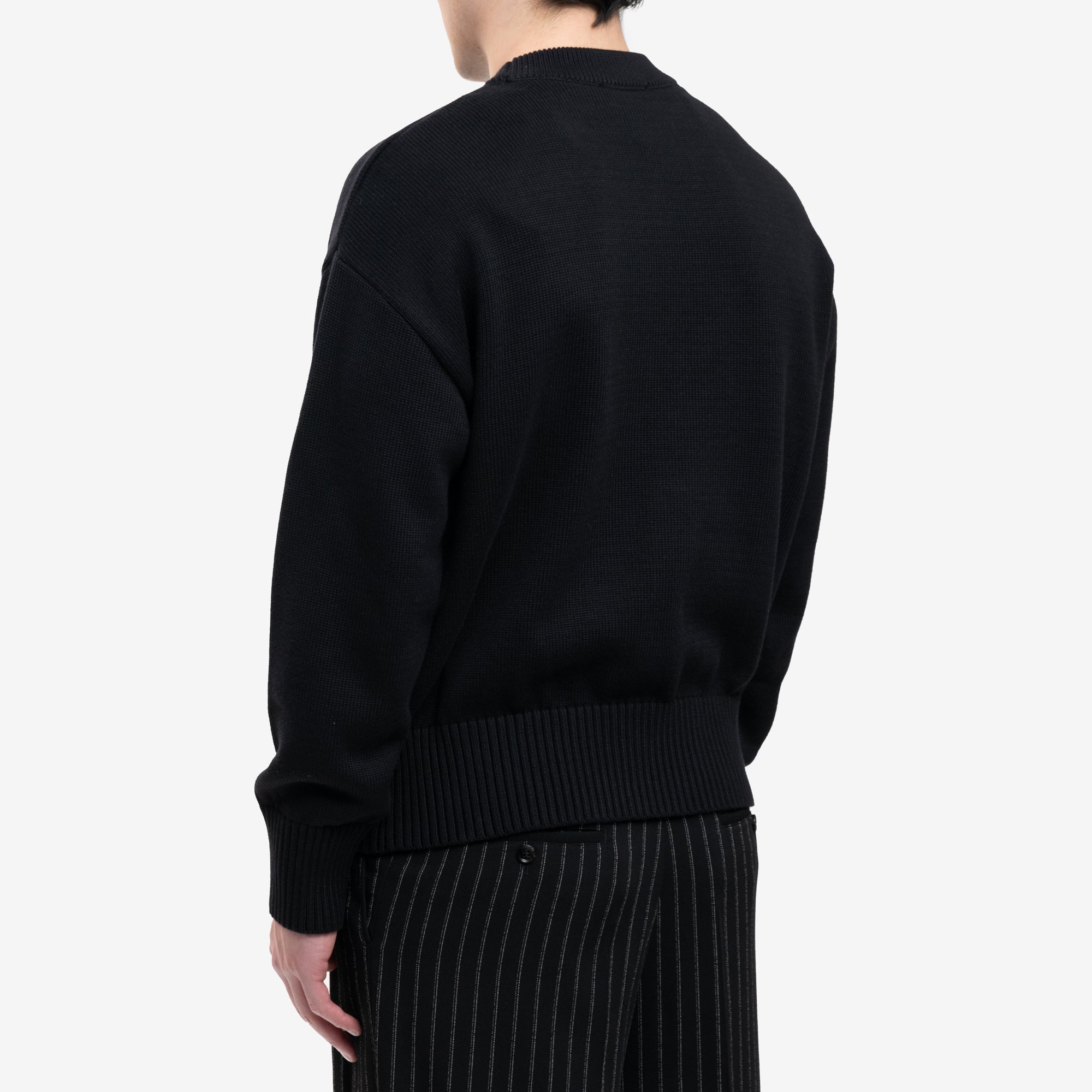 AMI ADC Knit Sweater Black - 4