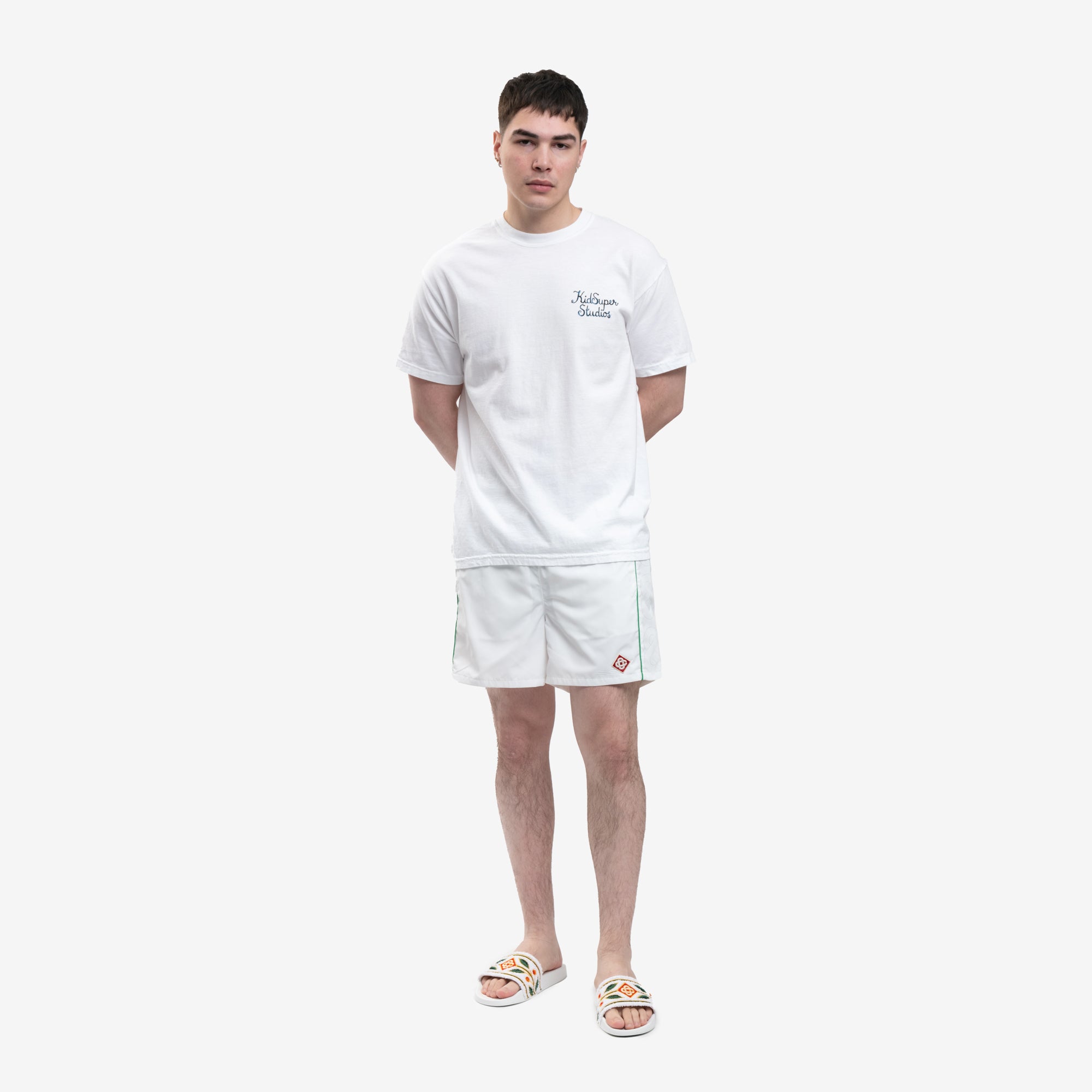 KidSuper Script Logo T-Shirt White - 2