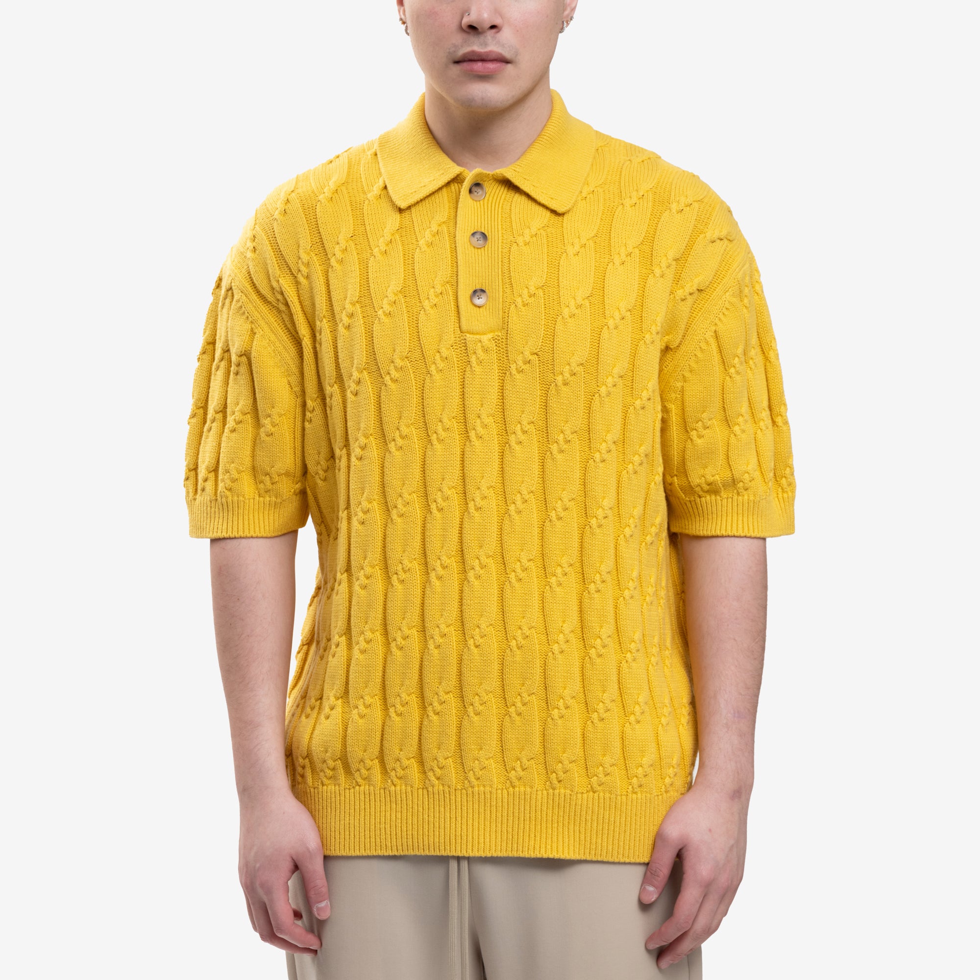Drôle de Monsieur Le Polo Torsade Yellow - 1