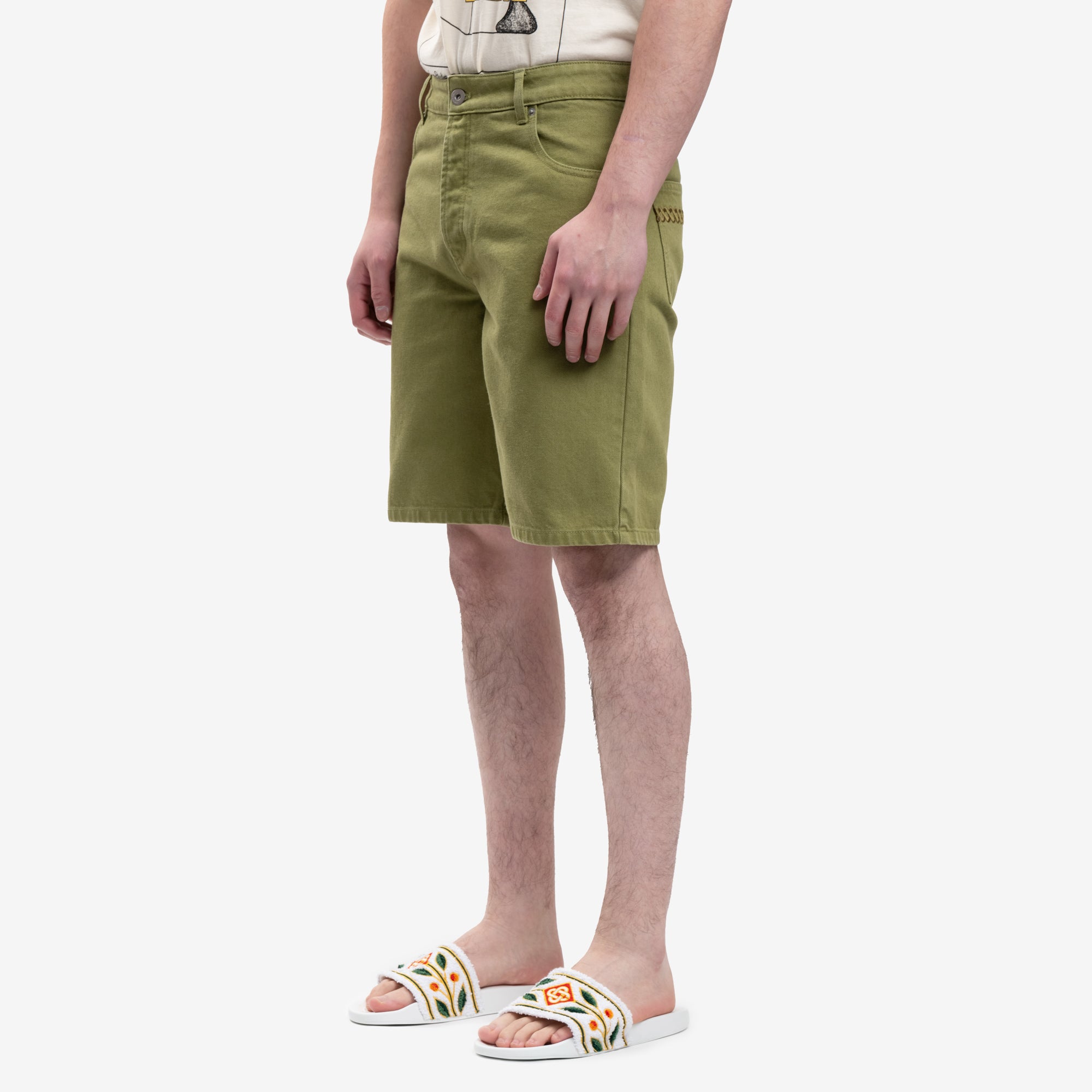 Drôle de Monsieur Le Short Denim Khaki - 3