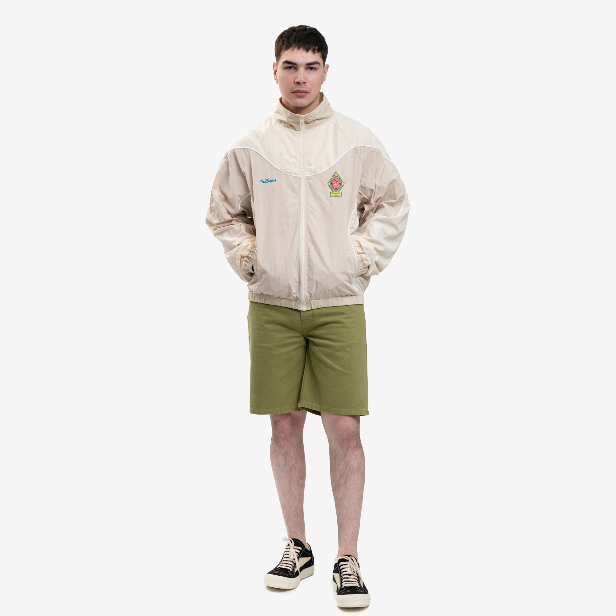KidSuper Brooklyn Botanics Track Top Cream - 2