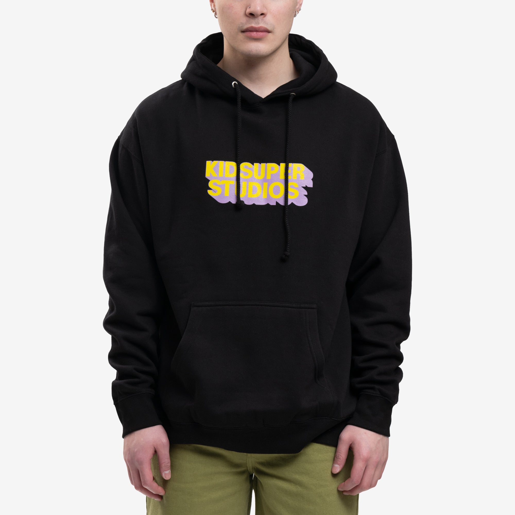 KidSuper Studios Logo Hoody Black - 1