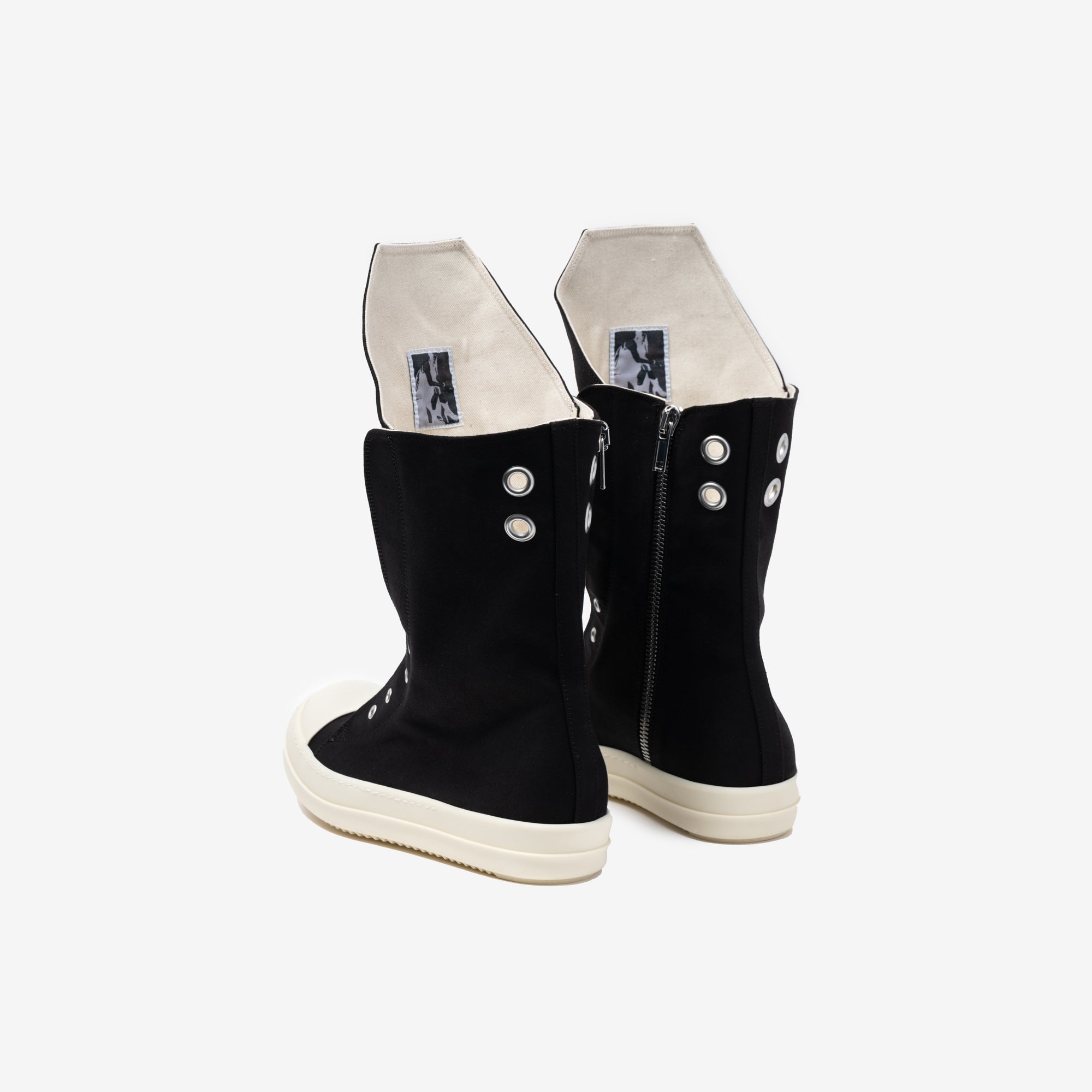 Rick Owens DRKSHDW Doeskin Boot Sneakers Black - 5