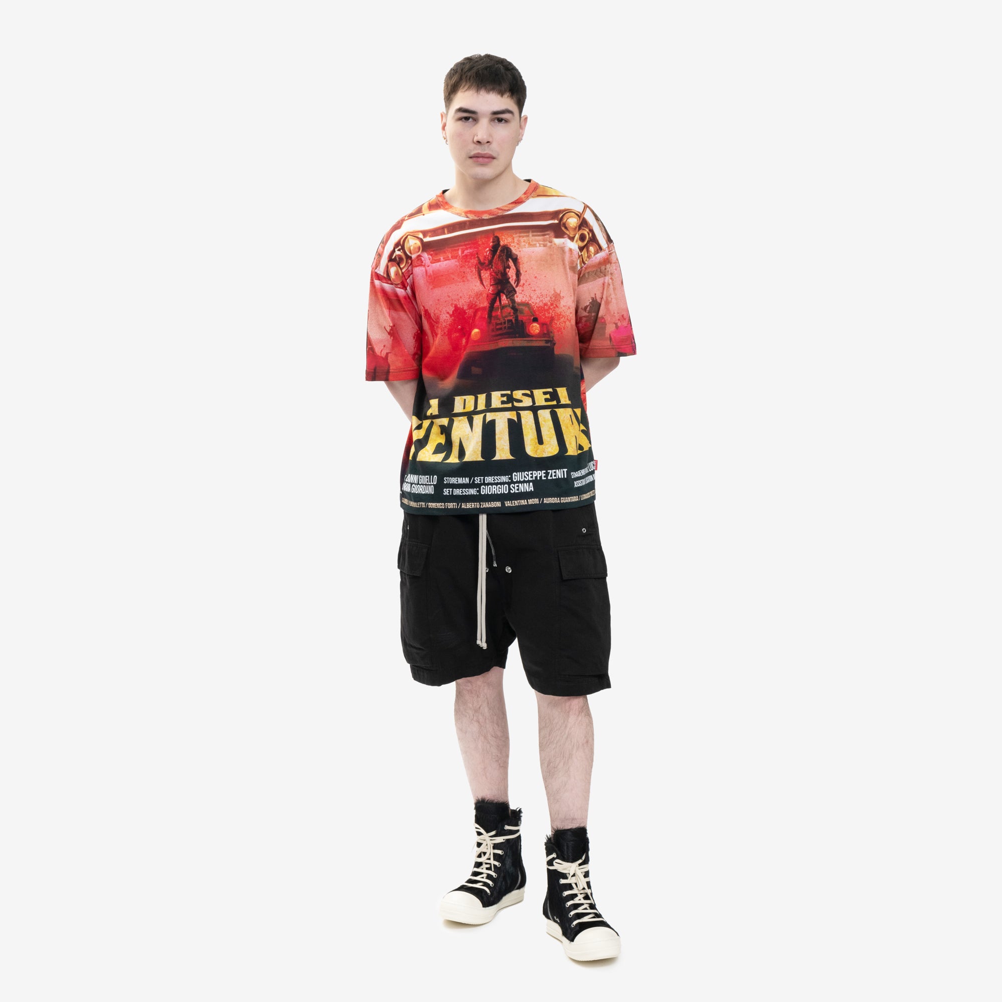 DIESEL Adventure Boxy T-Shirt Multi - 2